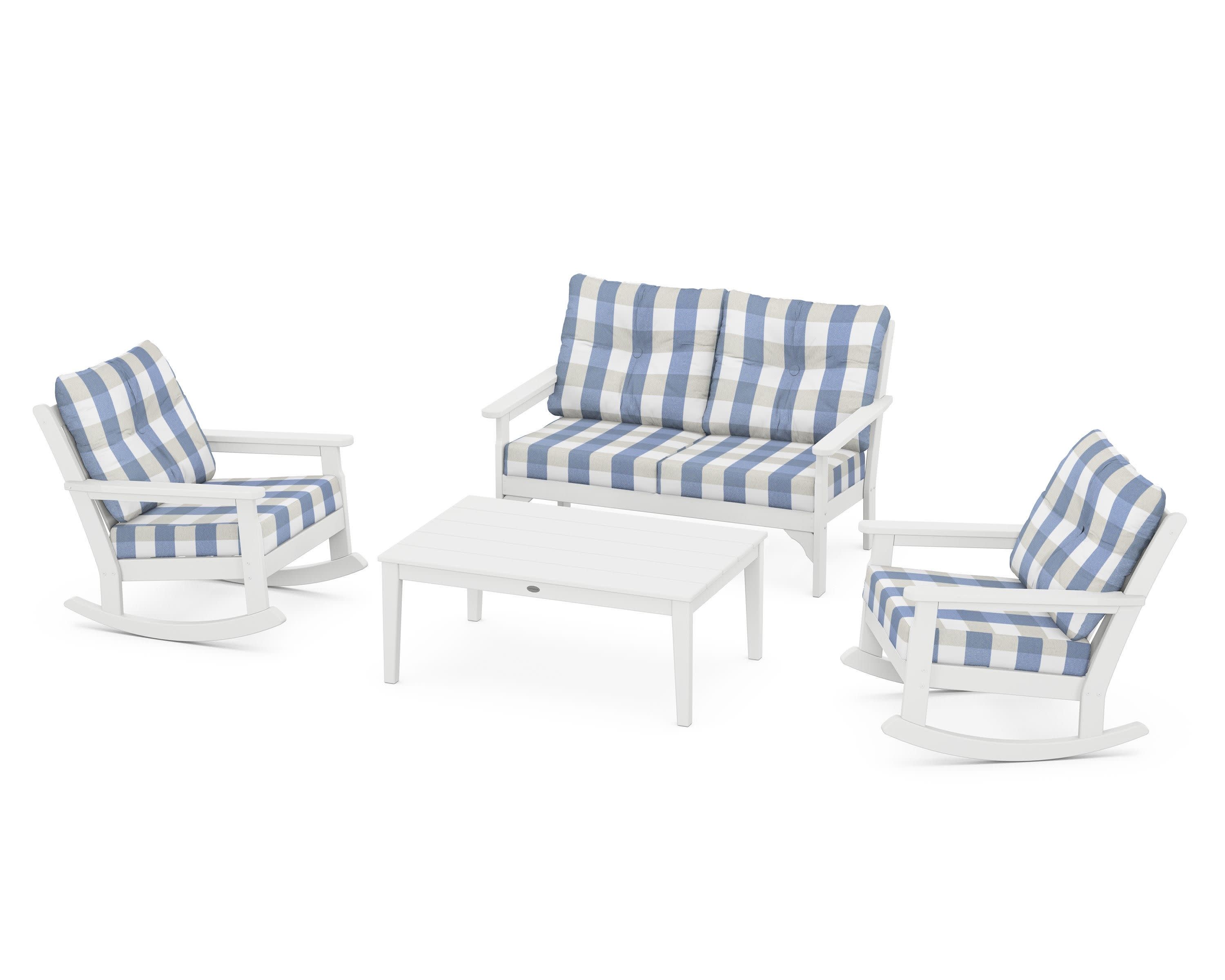 Vineyard 4-Piece Deep Seating Rocking Chair Set - Image 182