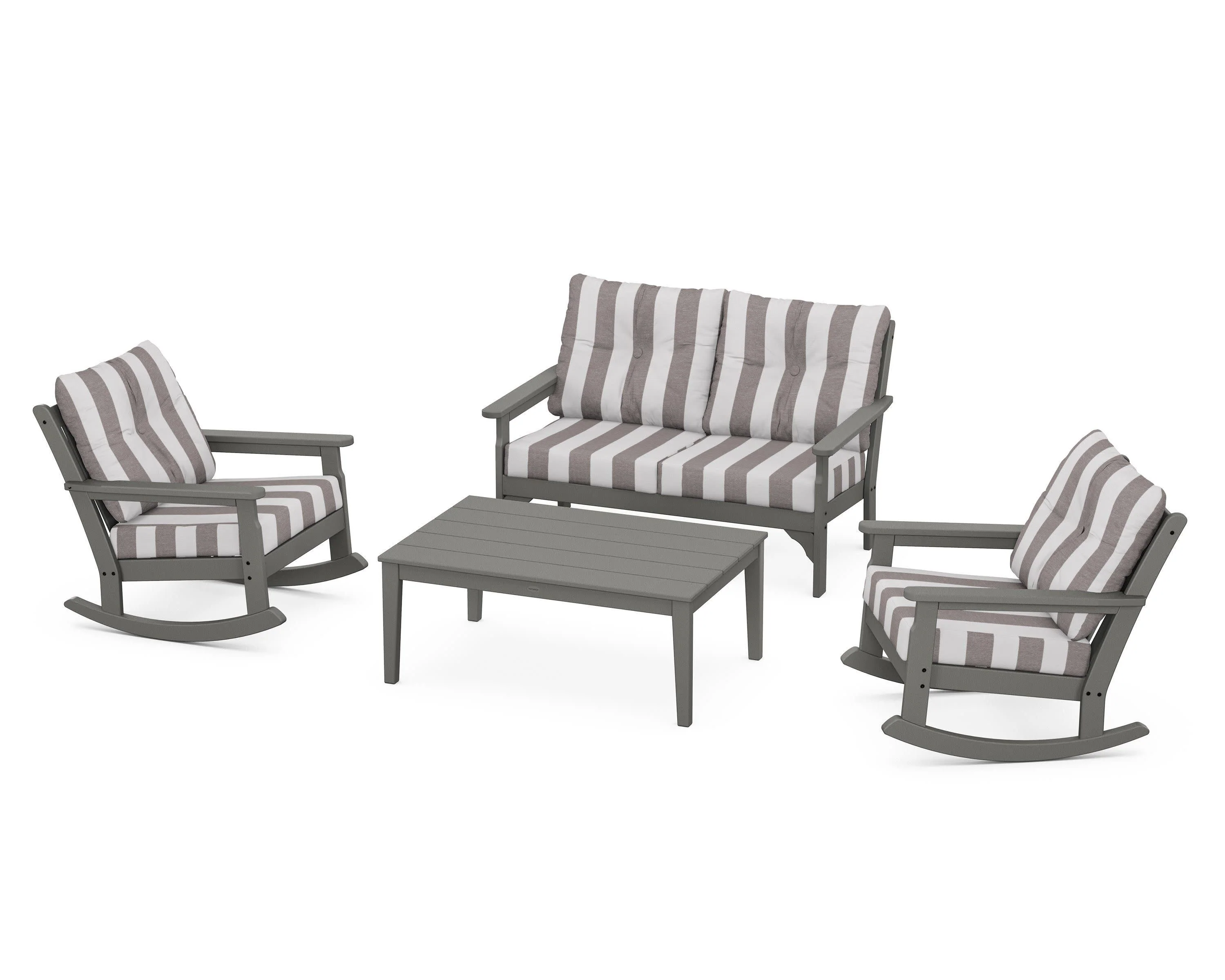 Vineyard 4-Piece Deep Seating Rocking Chair Set - Image 183