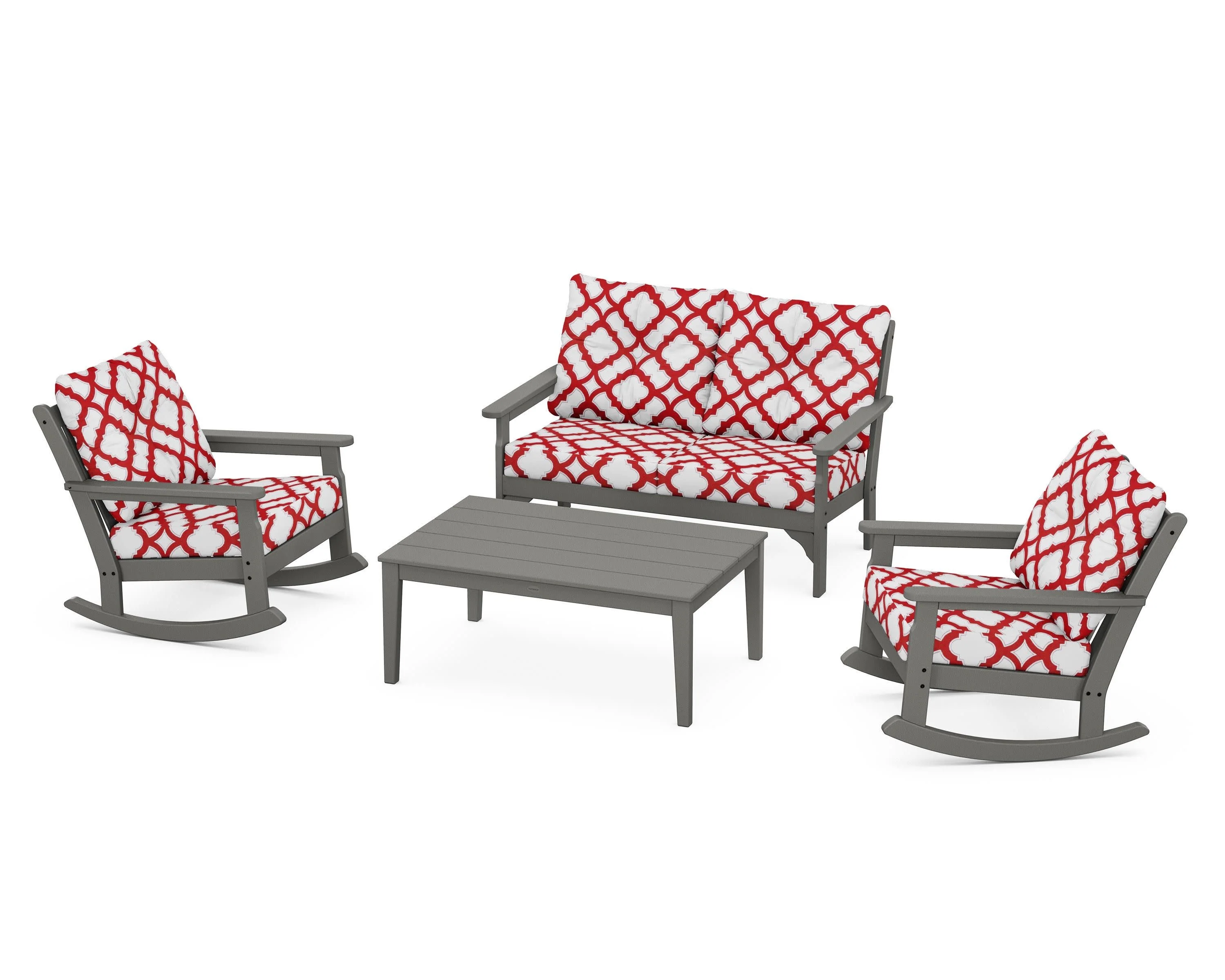 Vineyard 4-Piece Deep Seating Rocking Chair Set - Image 185