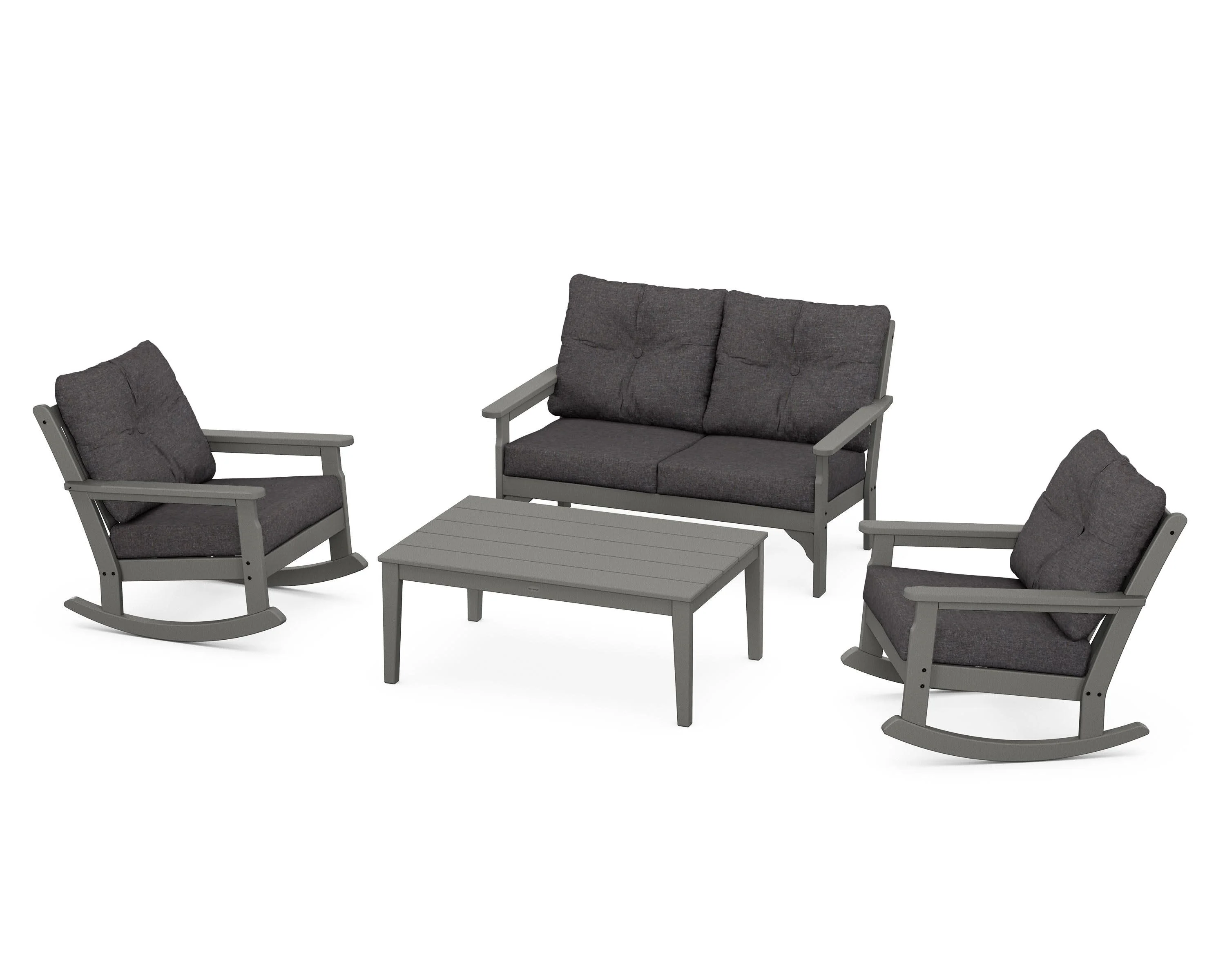Vineyard 4-Piece Deep Seating Rocking Chair Set - Image 188