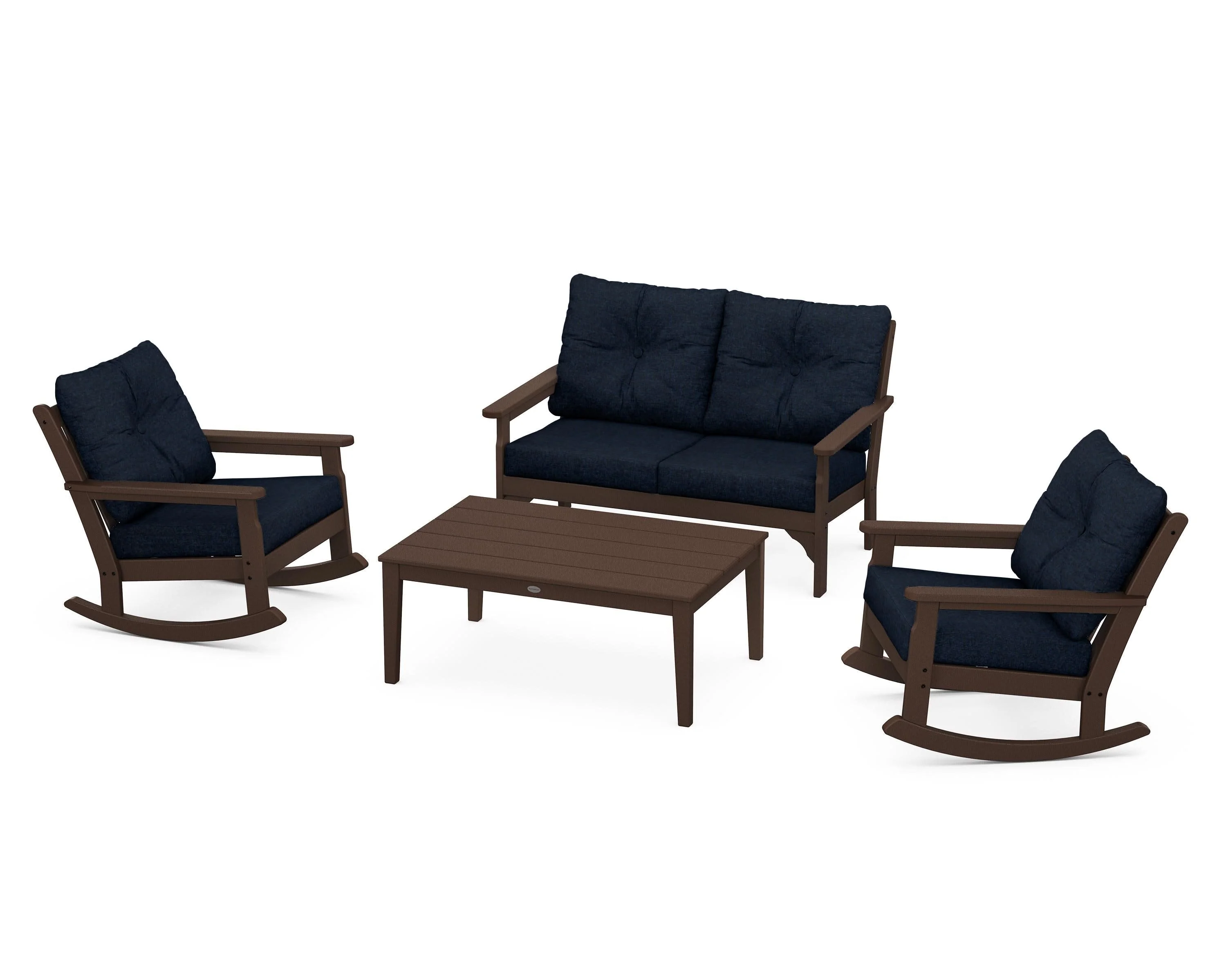 Vineyard 4-Piece Deep Seating Rocking Chair Set - Image 189