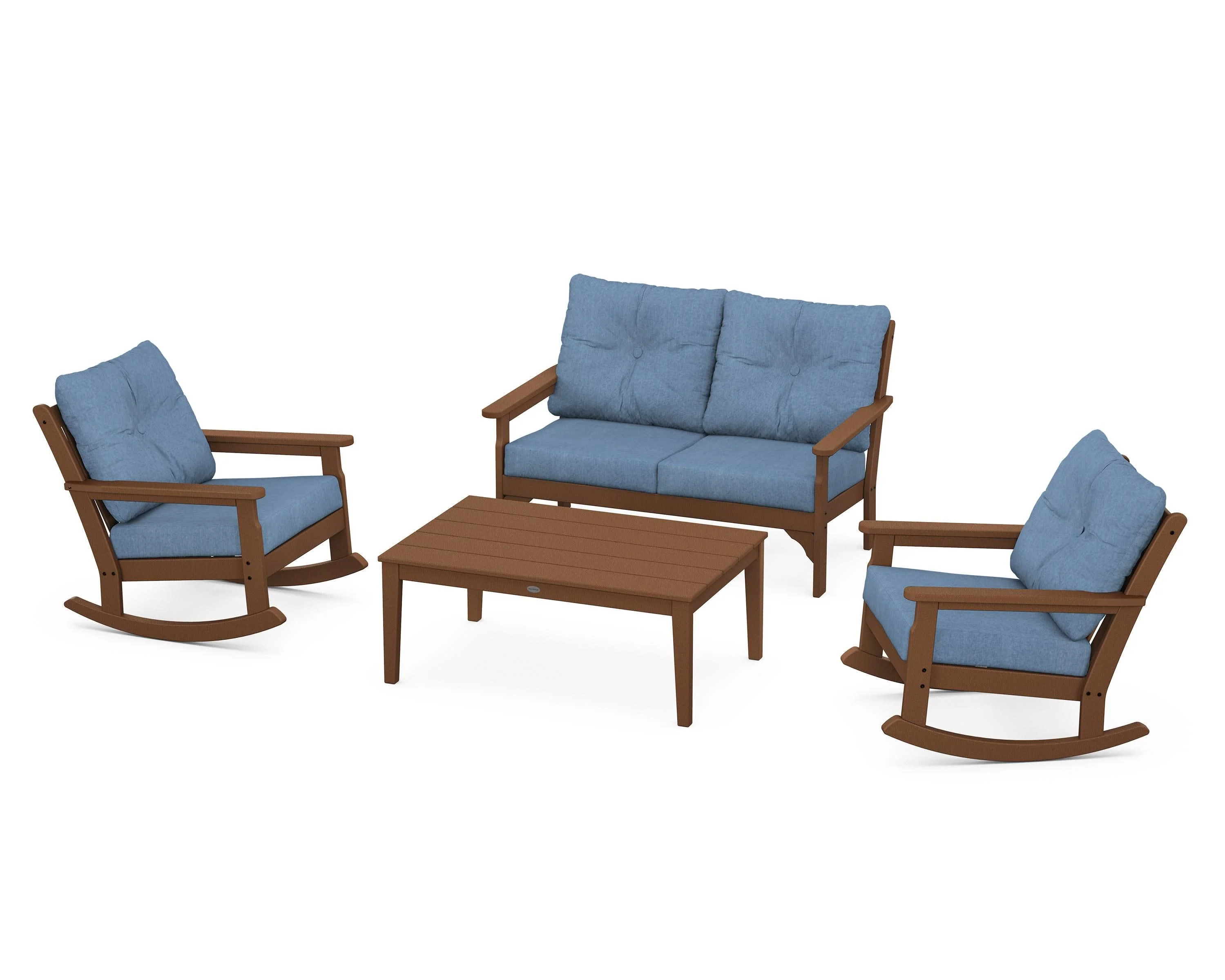 Vineyard 4-Piece Deep Seating Rocking Chair Set - Image 19