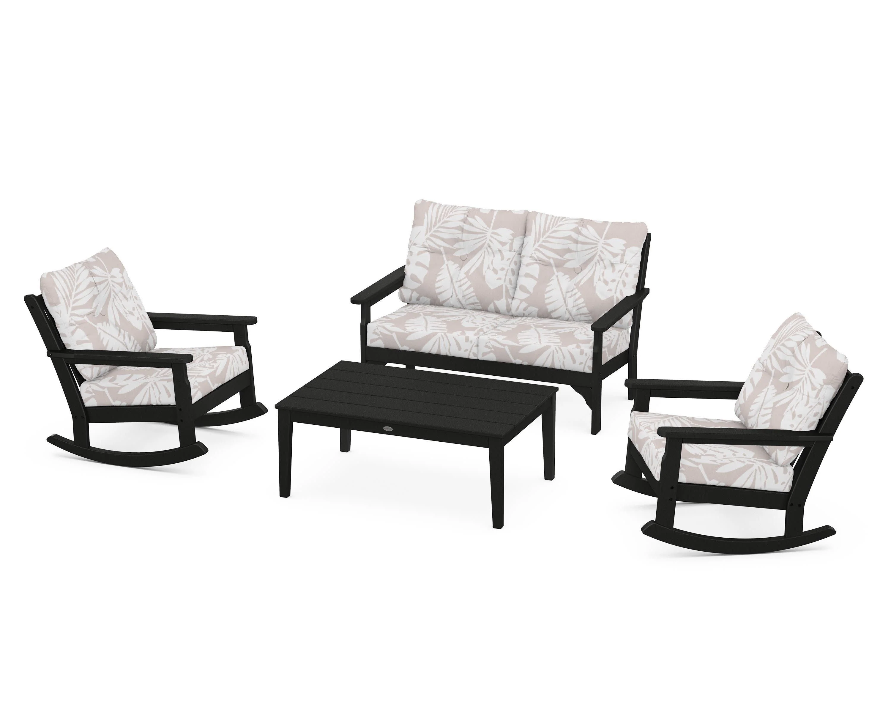 Vineyard 4-Piece Deep Seating Rocking Chair Set - Image 190