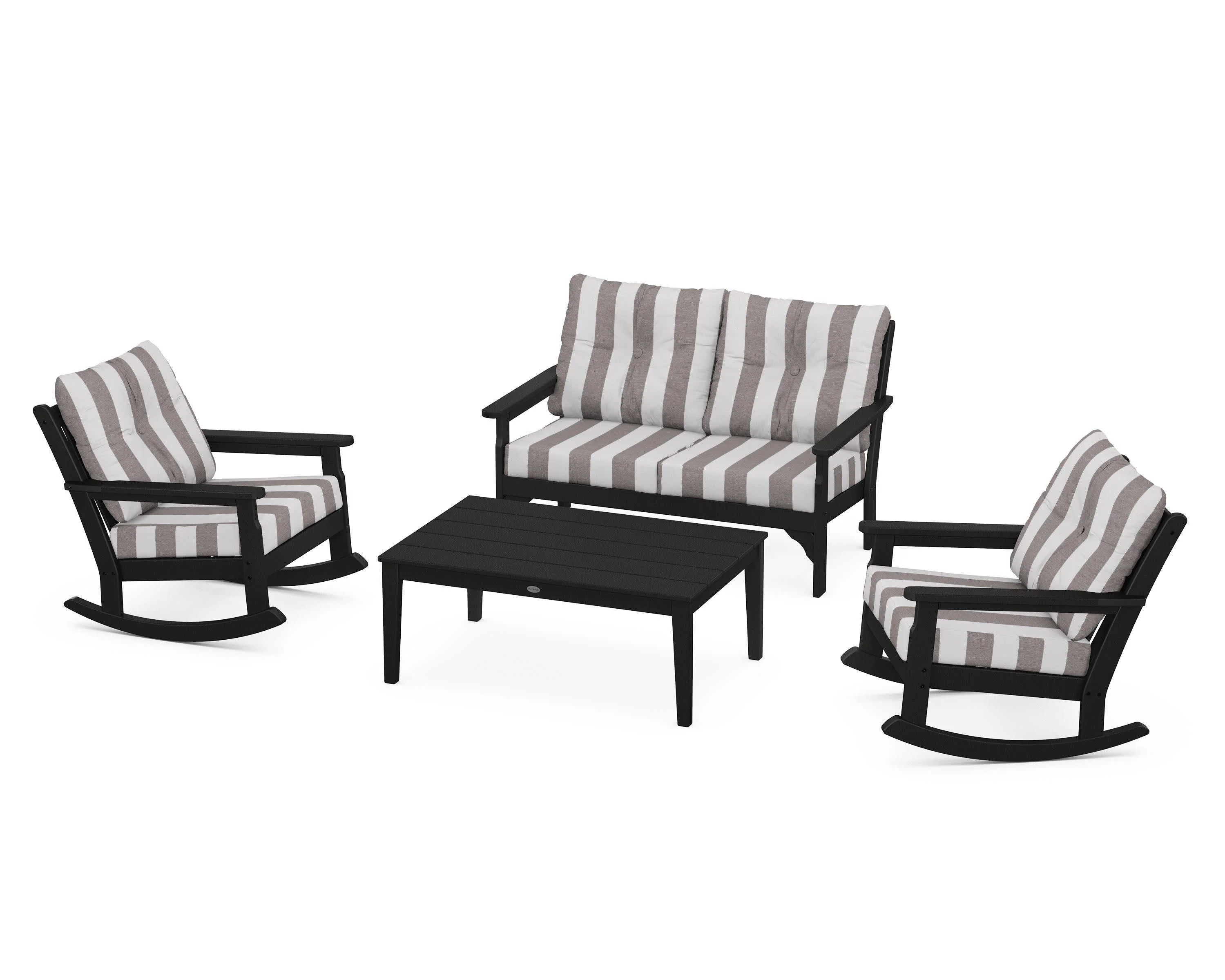 Vineyard 4-Piece Deep Seating Rocking Chair Set - Image 191