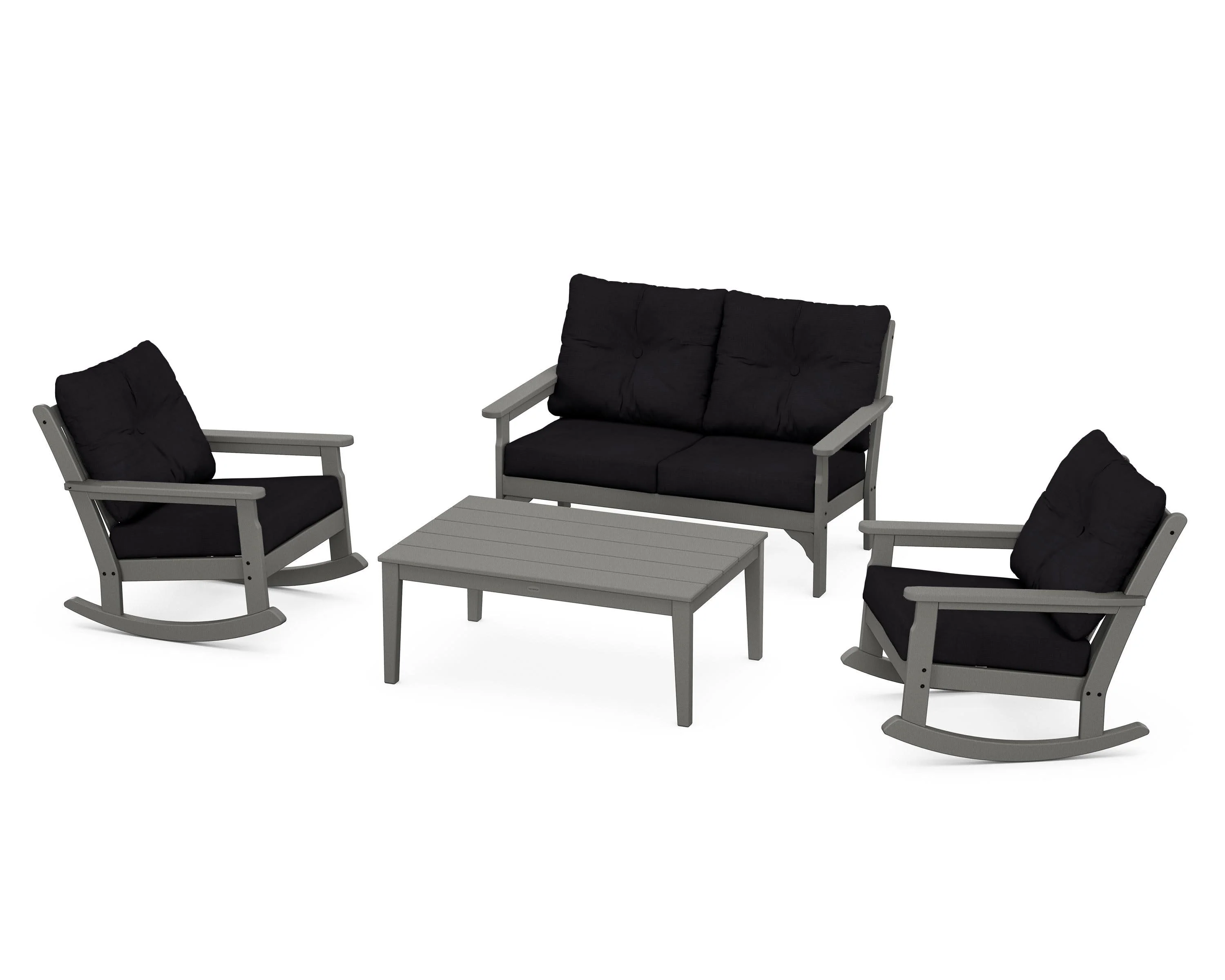 Vineyard 4-Piece Deep Seating Rocking Chair Set - Image 192