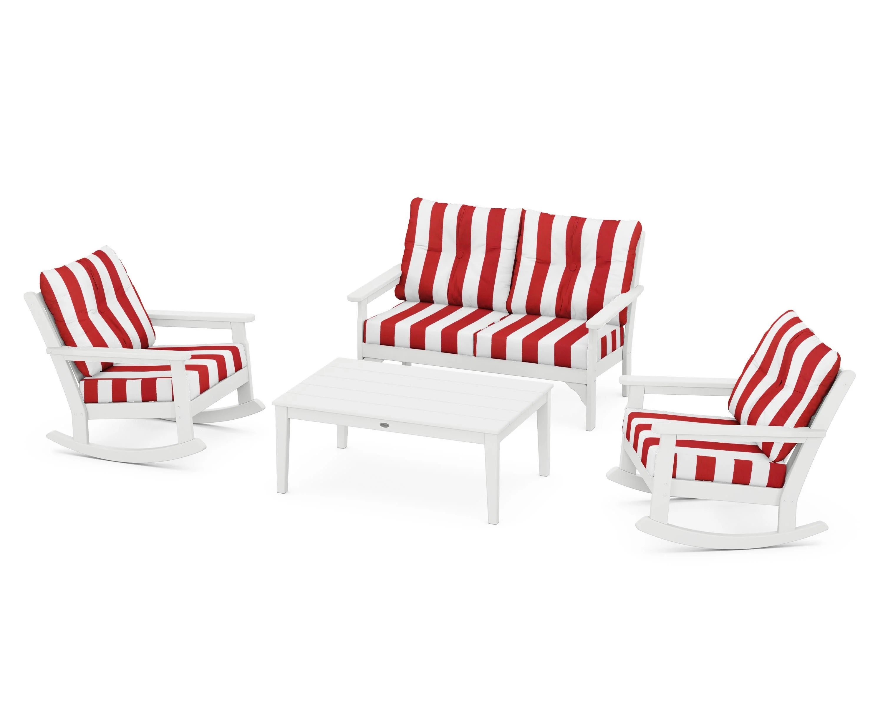 Vineyard 4-Piece Deep Seating Rocking Chair Set - Image 193