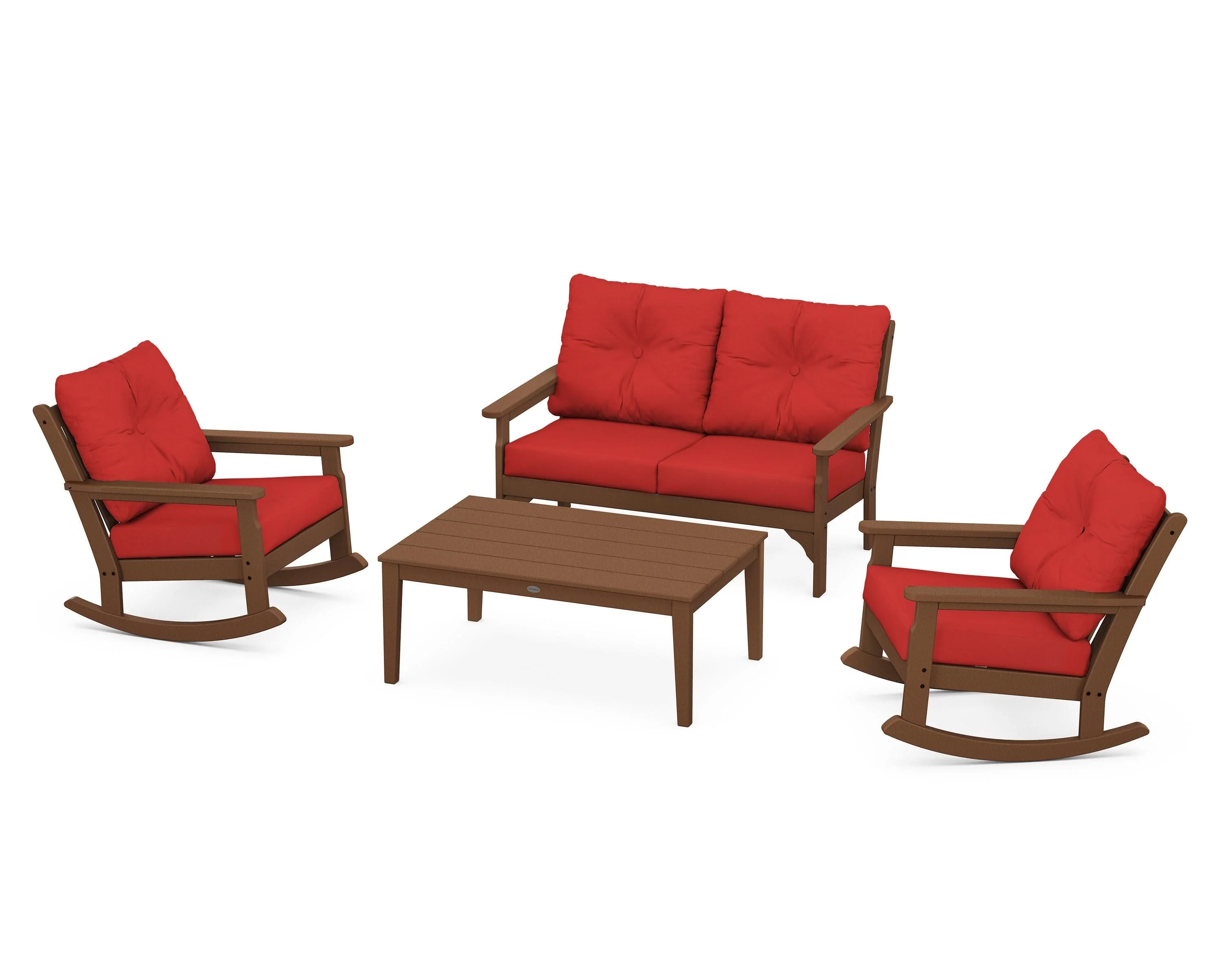 Vineyard 4-Piece Deep Seating Rocking Chair Set - Image 194