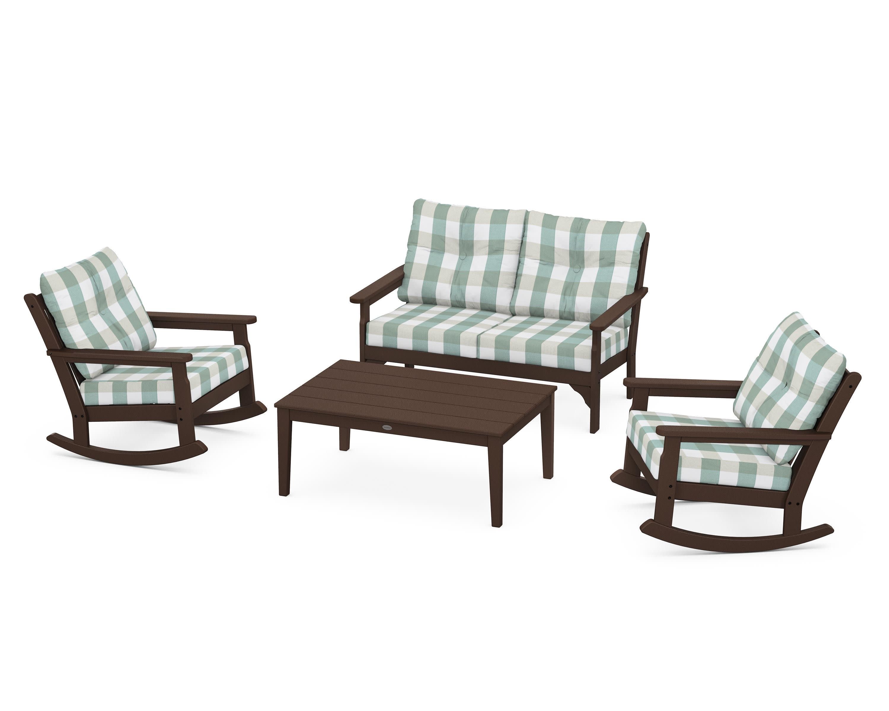 Vineyard 4-Piece Deep Seating Rocking Chair Set - Image 195