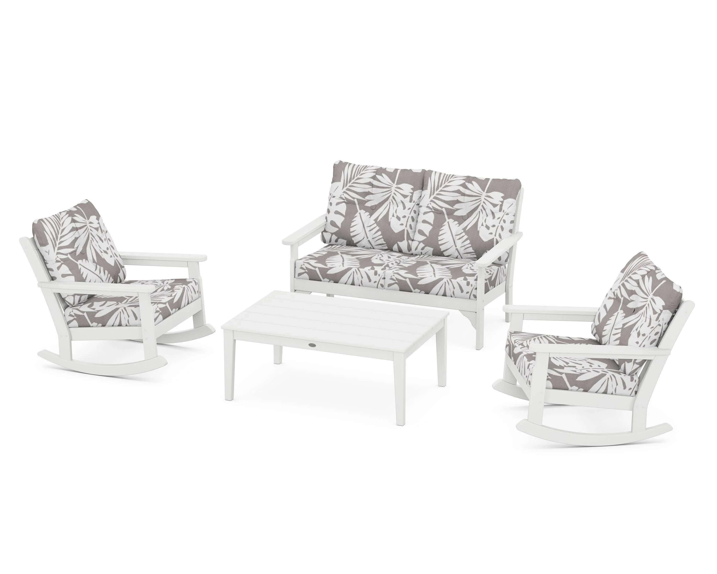 Vineyard 4-Piece Deep Seating Rocking Chair Set - Image 197