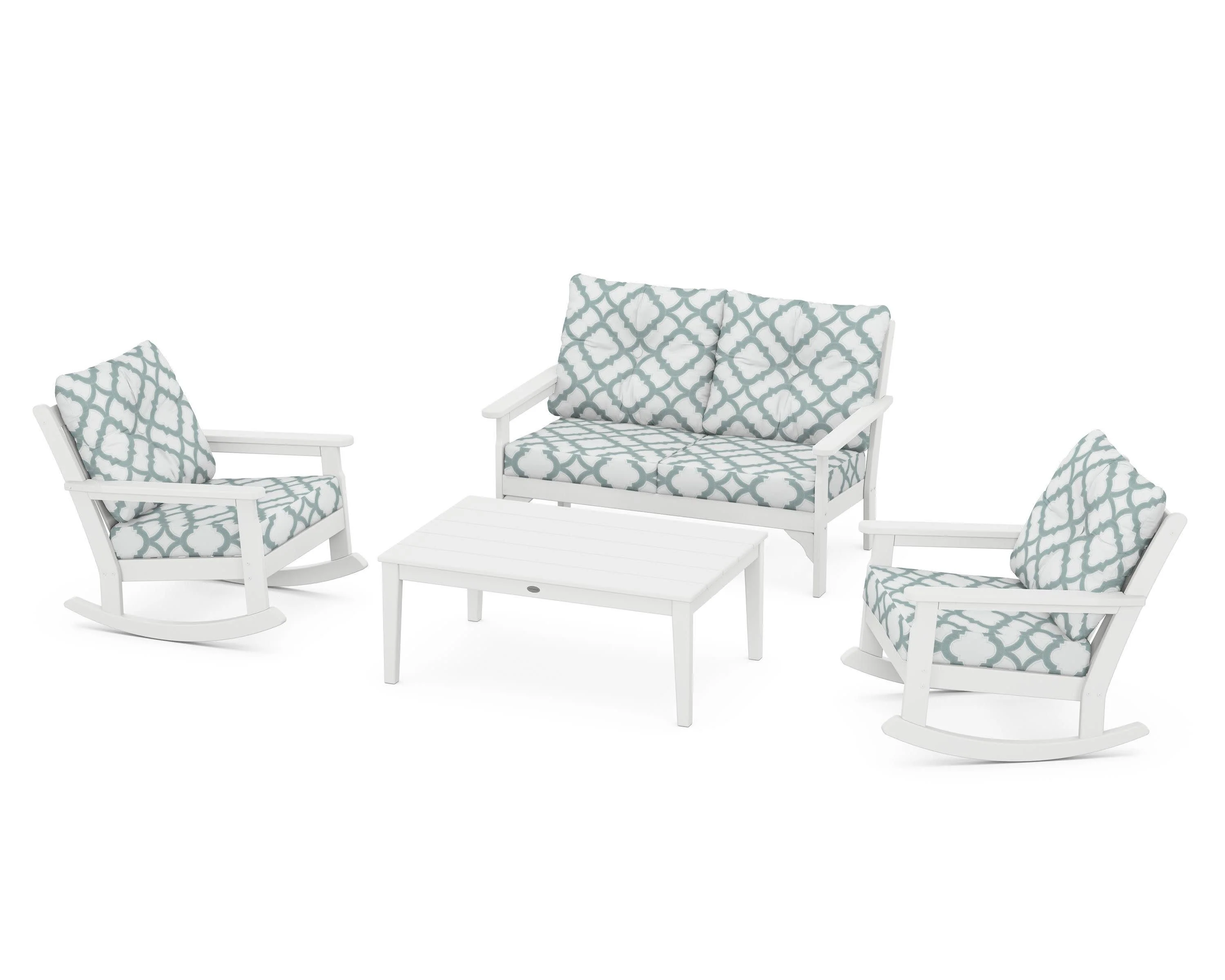 Vineyard 4-Piece Deep Seating Rocking Chair Set - Image 200