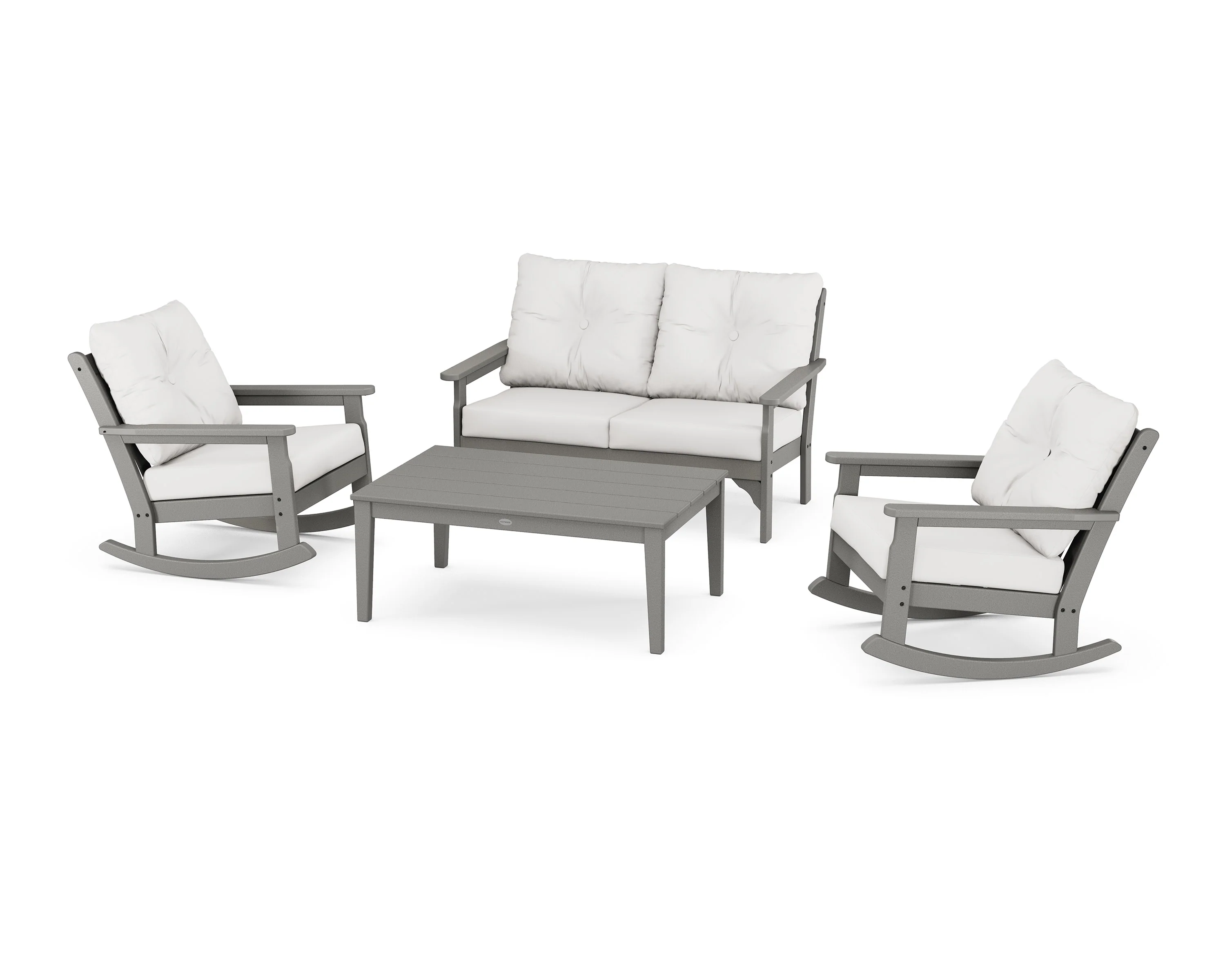 Vineyard 4-Piece Deep Seating Rocking Chair Set - Image 202