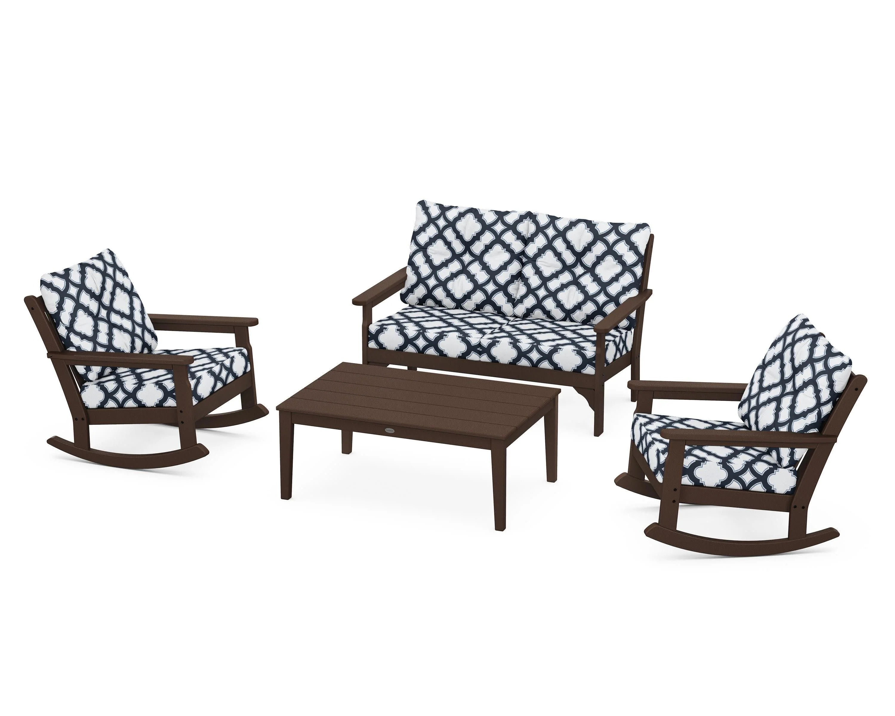 Vineyard 4-Piece Deep Seating Rocking Chair Set - Image 207