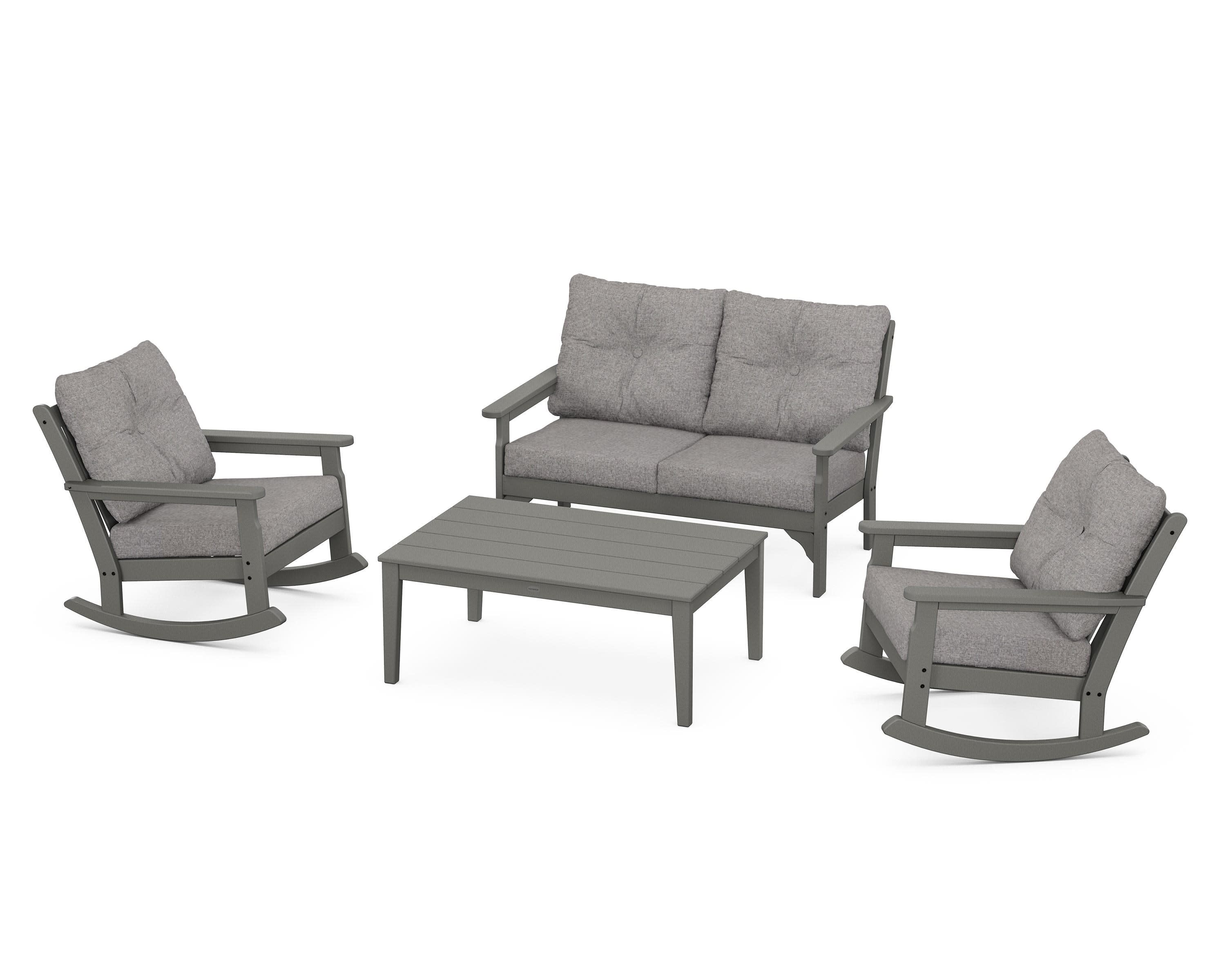 Vineyard 4-Piece Deep Seating Rocking Chair Set - Image 208