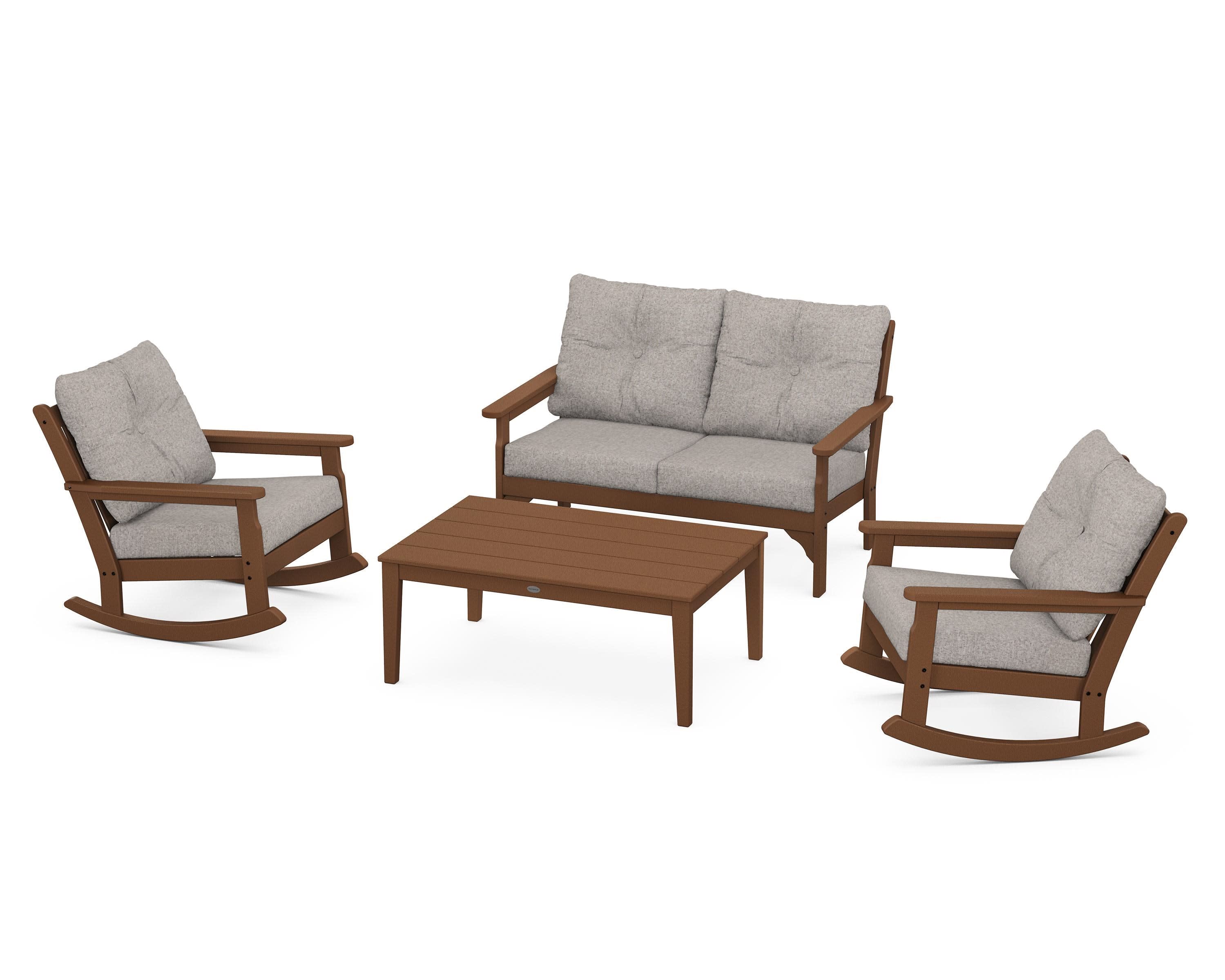 Vineyard 4-Piece Deep Seating Rocking Chair Set - Image 209