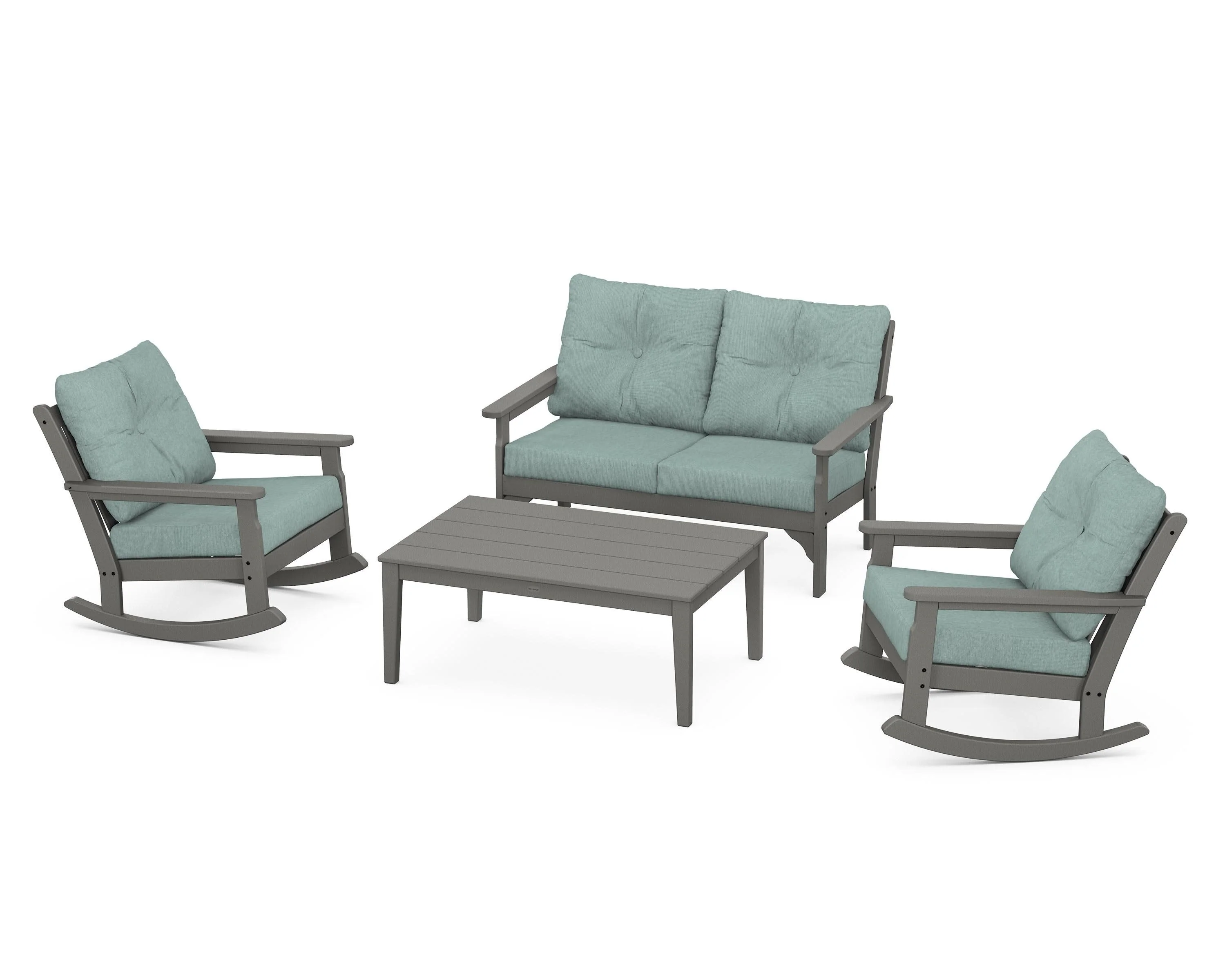 Vineyard 4-Piece Deep Seating Rocking Chair Set - Image 210
