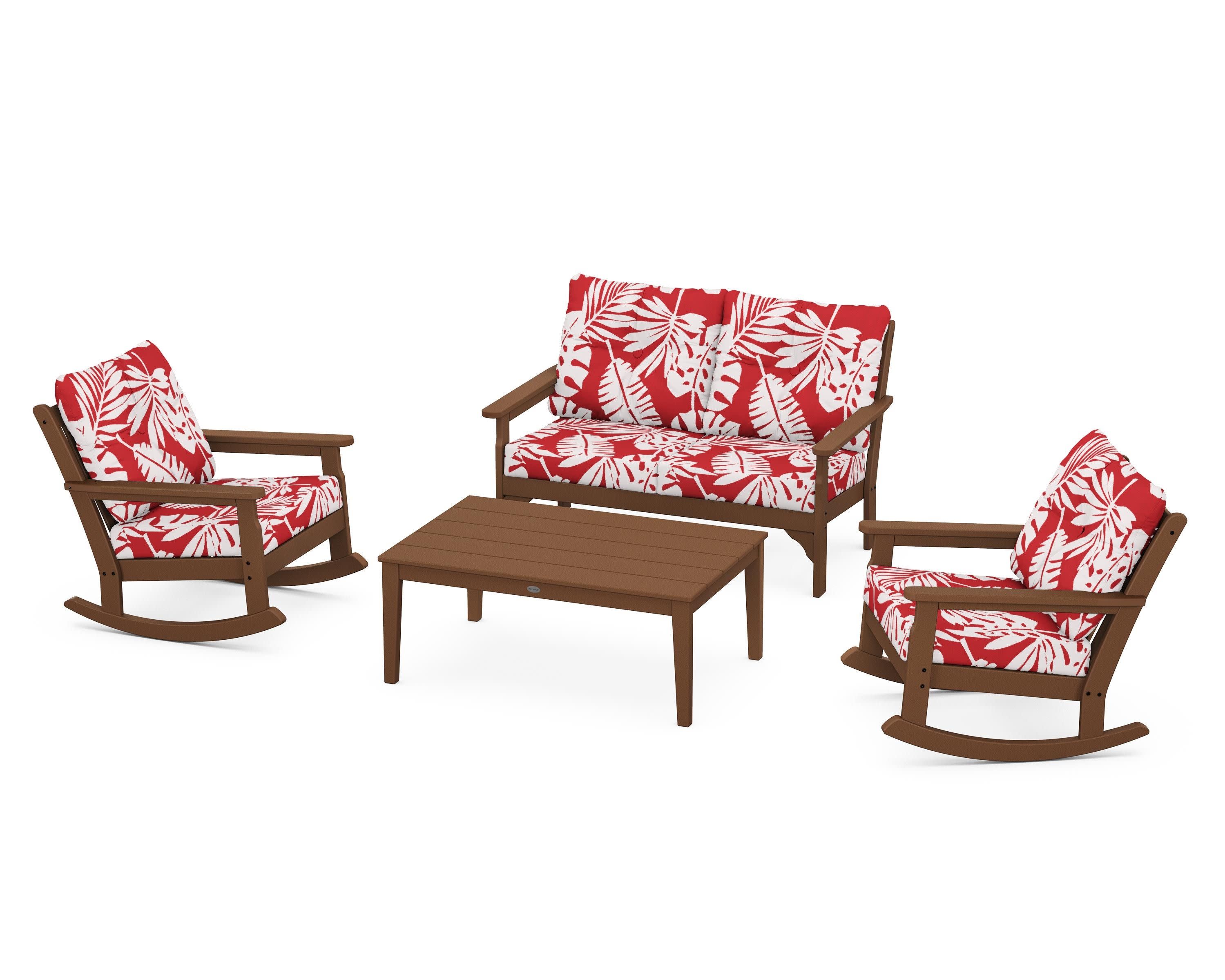 Vineyard 4-Piece Deep Seating Rocking Chair Set - Image 24