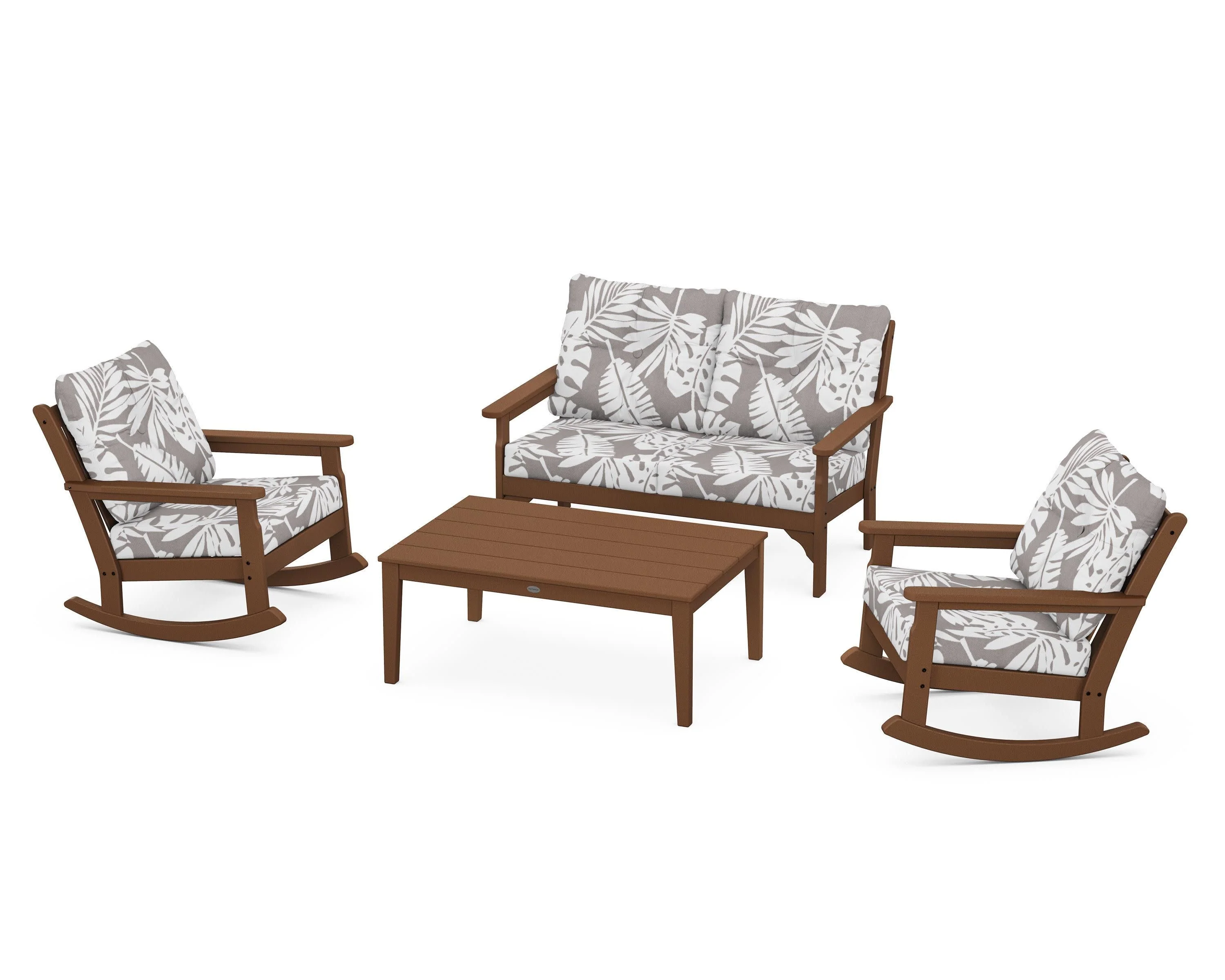 Vineyard 4-Piece Deep Seating Rocking Chair Set - Image 25