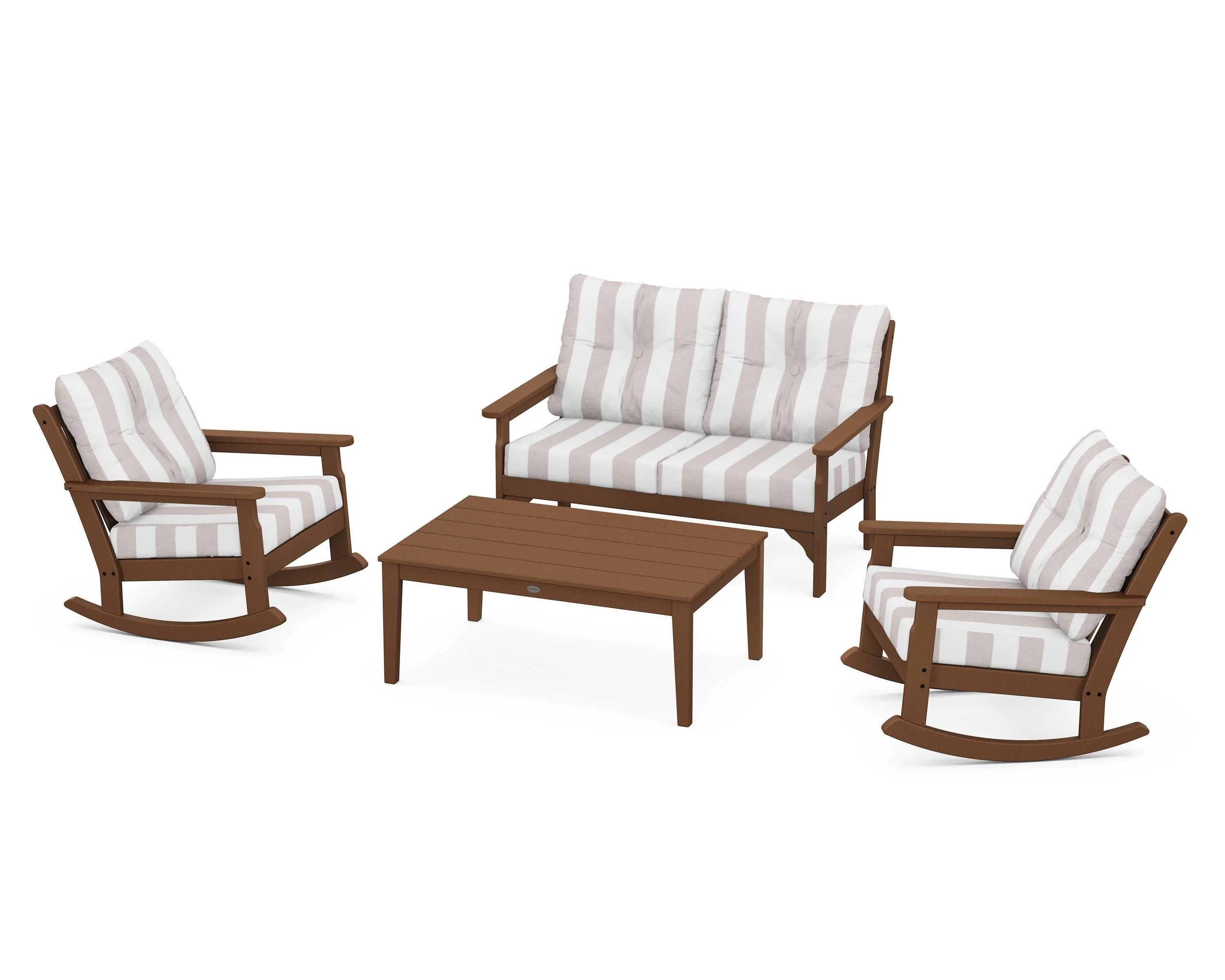 Vineyard 4-Piece Deep Seating Rocking Chair Set - Image 33