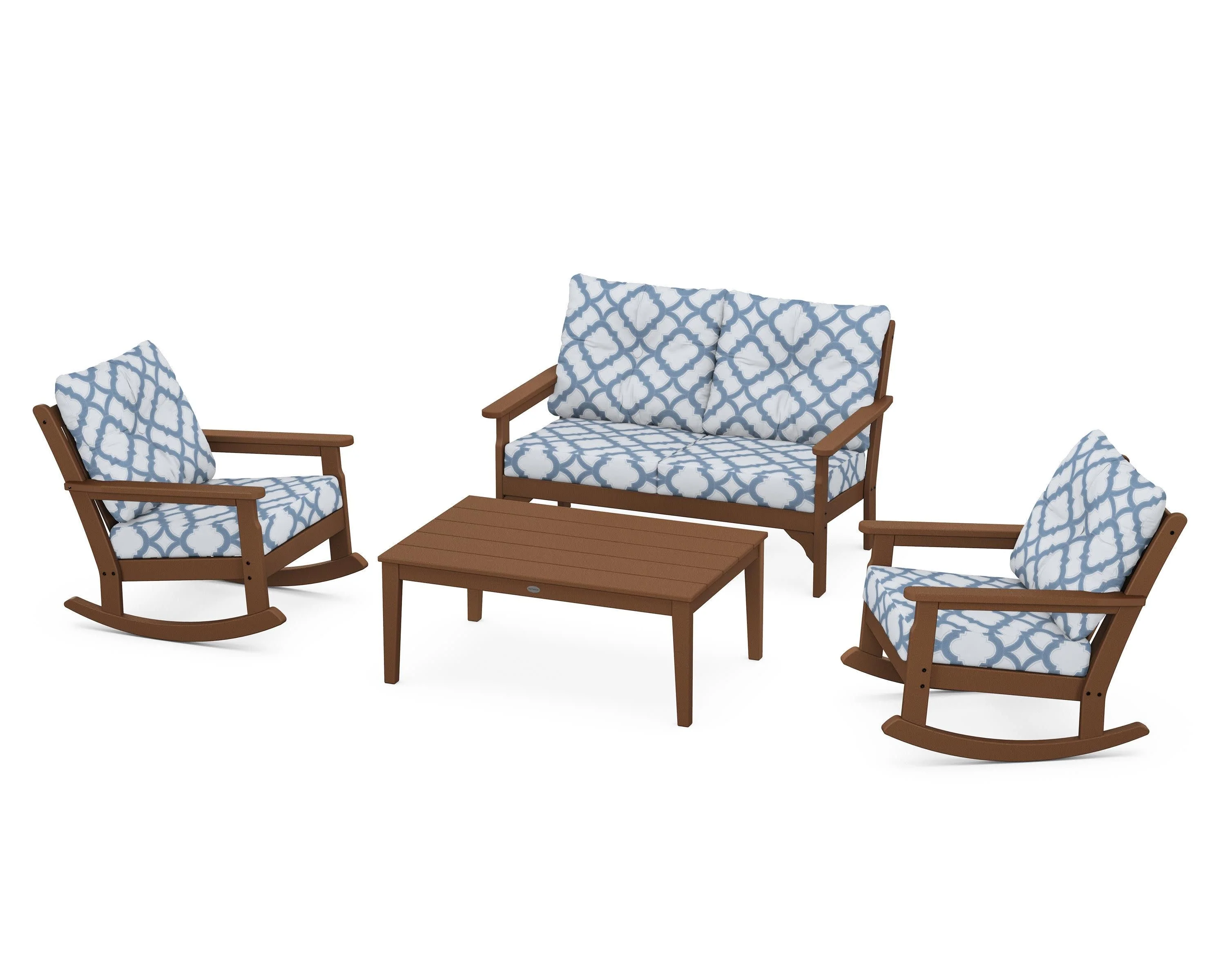 Vineyard 4-Piece Deep Seating Rocking Chair Set - Image 37