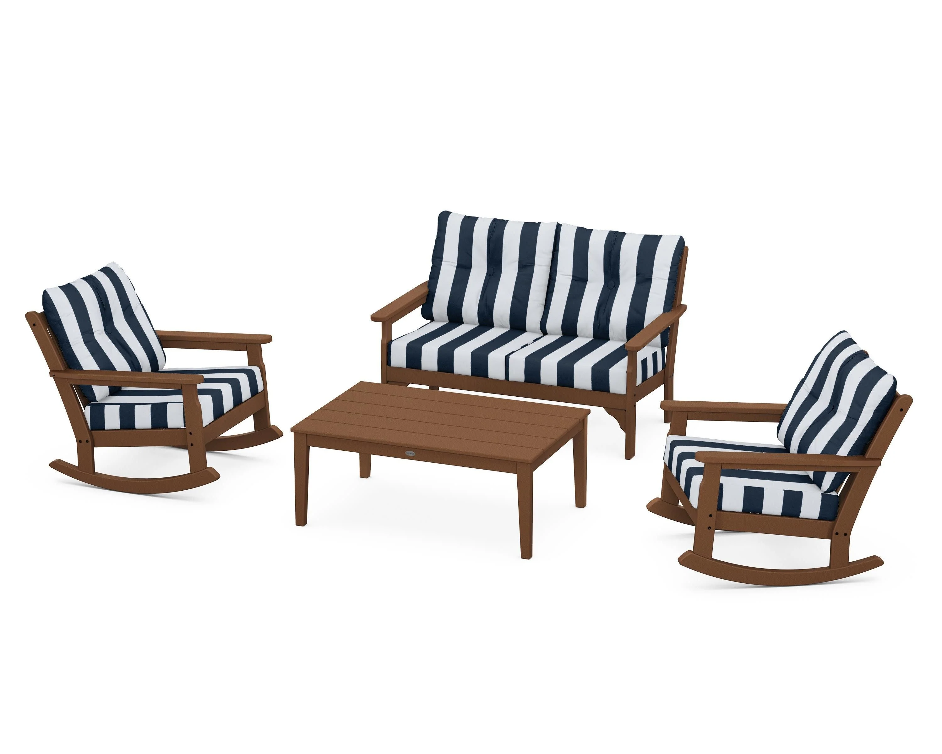 Vineyard 4-Piece Deep Seating Rocking Chair Set - Image 39