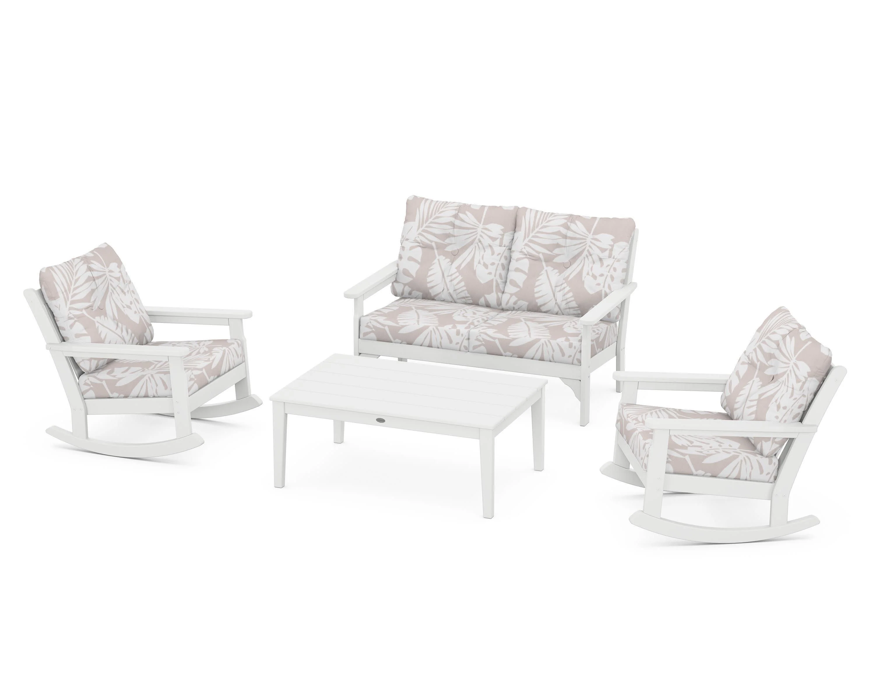 Vineyard 4-Piece Deep Seating Rocking Chair Set - Image 40