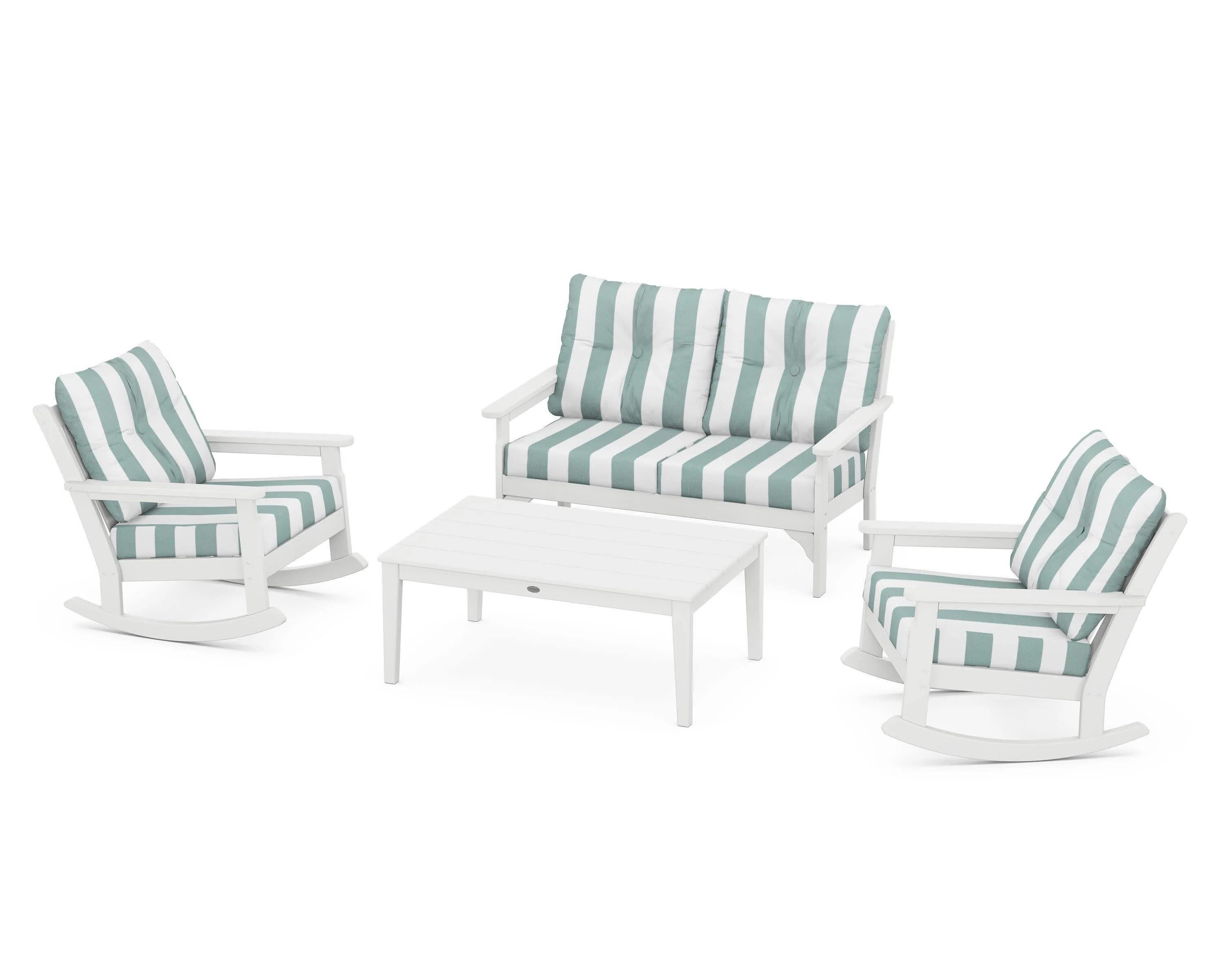 Vineyard 4-Piece Deep Seating Rocking Chair Set - Image 43