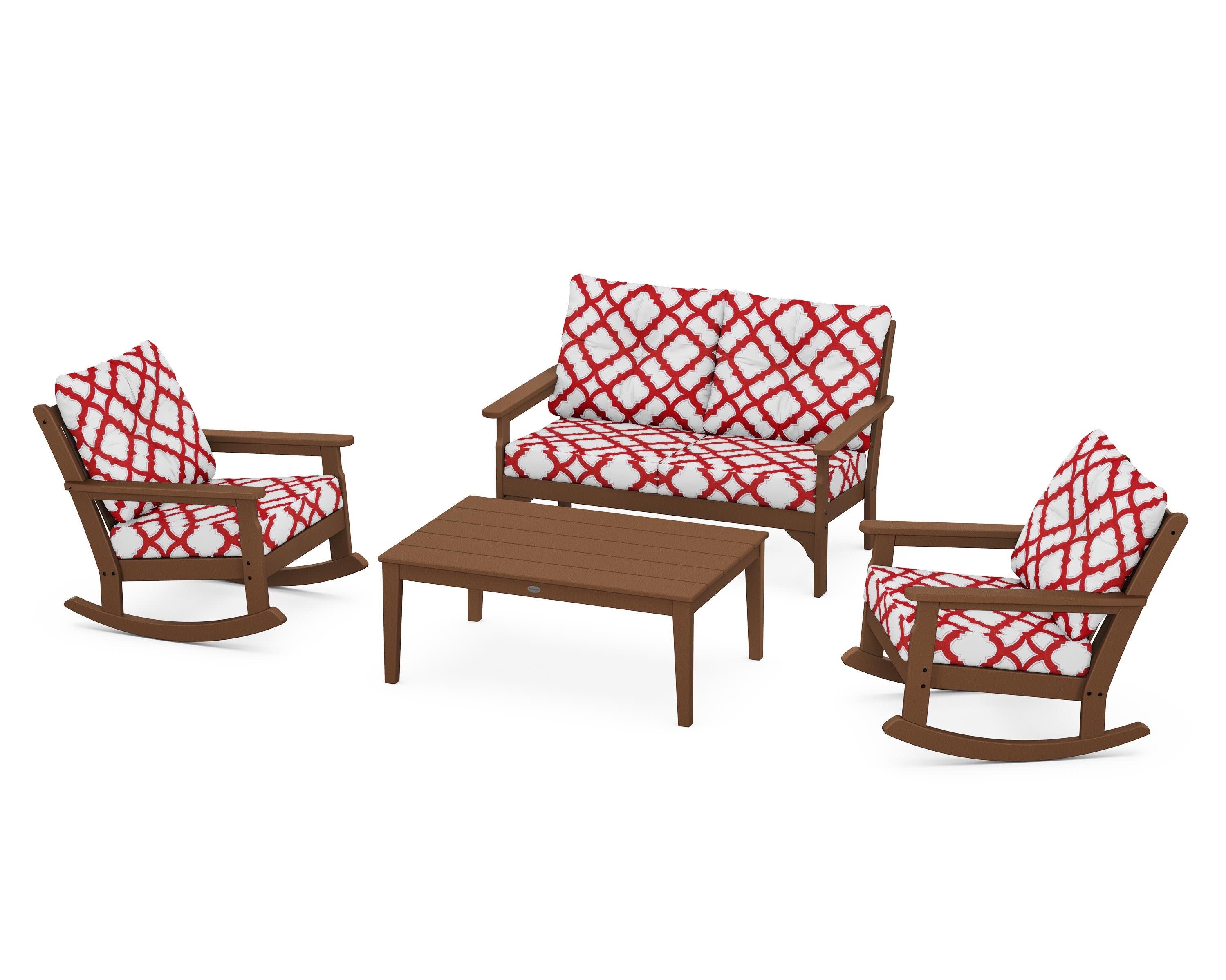 Vineyard 4-Piece Deep Seating Rocking Chair Set - Image 44