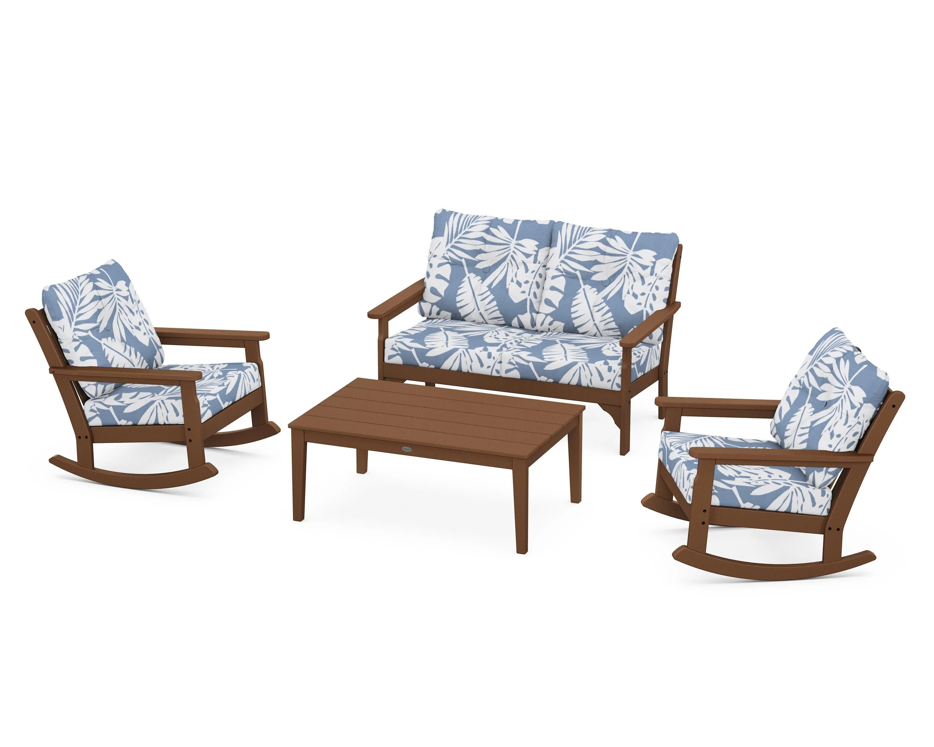 Vineyard 4-Piece Deep Seating Rocking Chair Set - Image 57