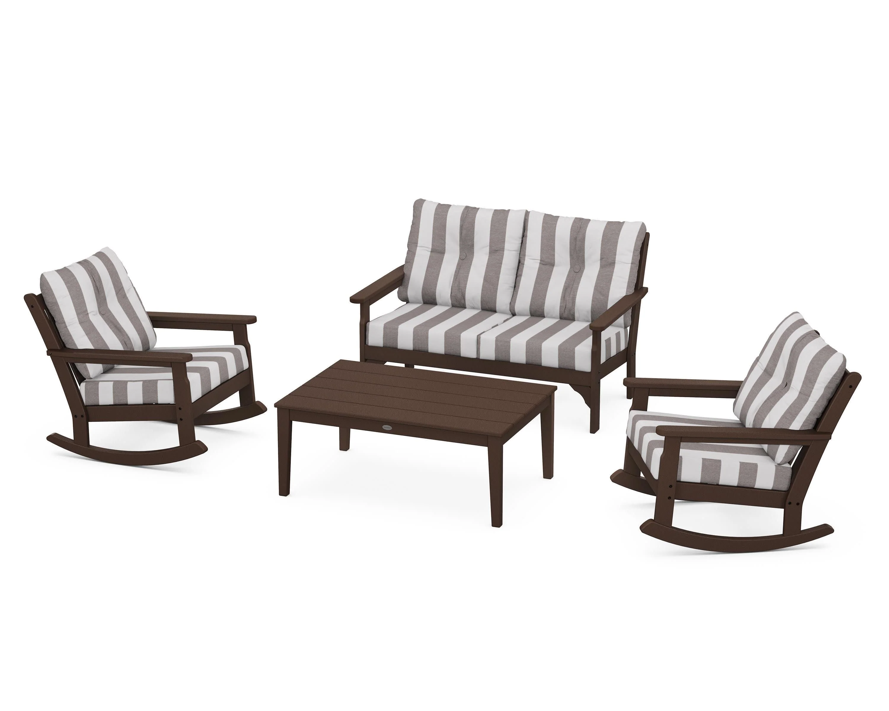 Vineyard 4-Piece Deep Seating Rocking Chair Set - Image 66