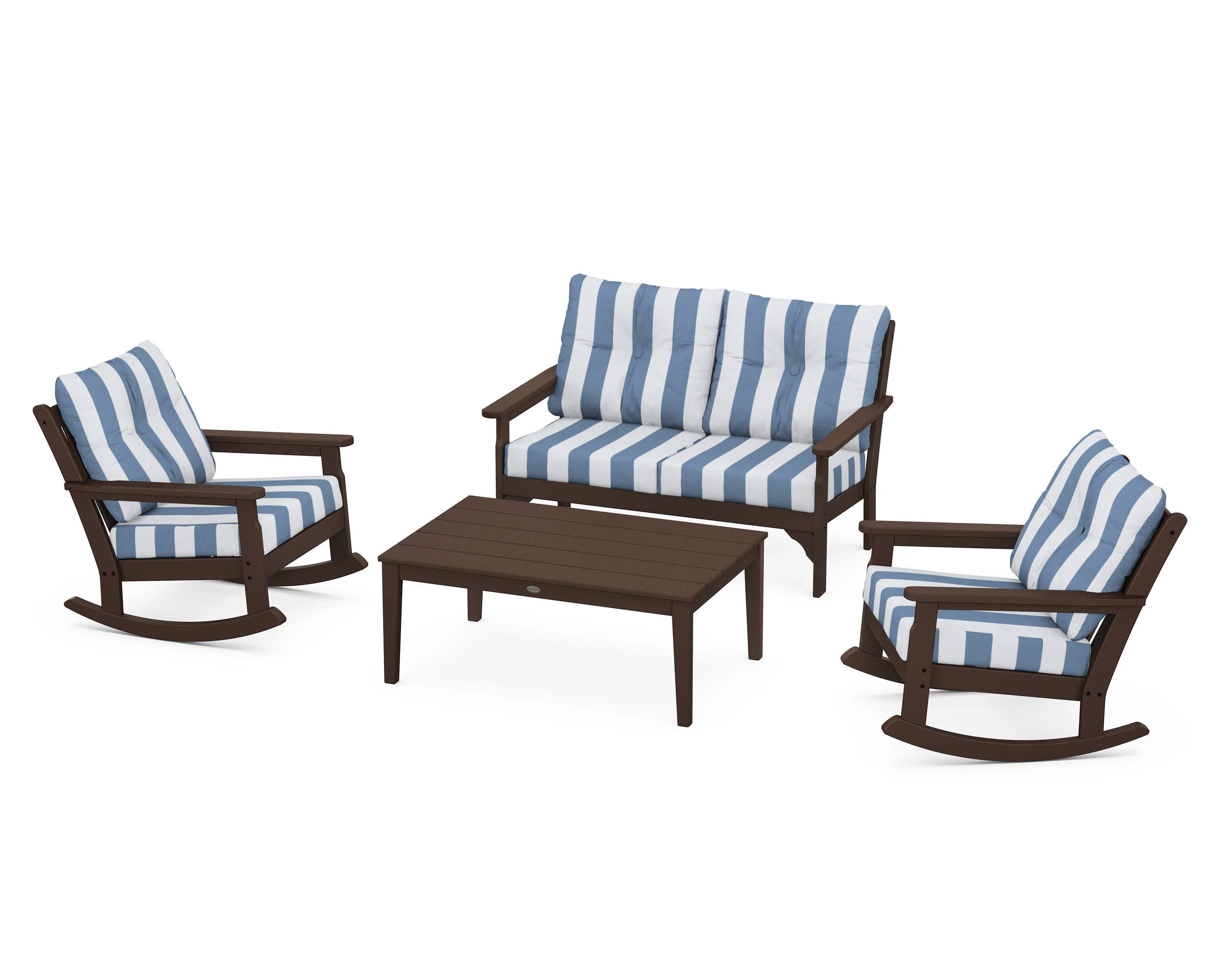 Vineyard 4-Piece Deep Seating Rocking Chair Set - Image 70