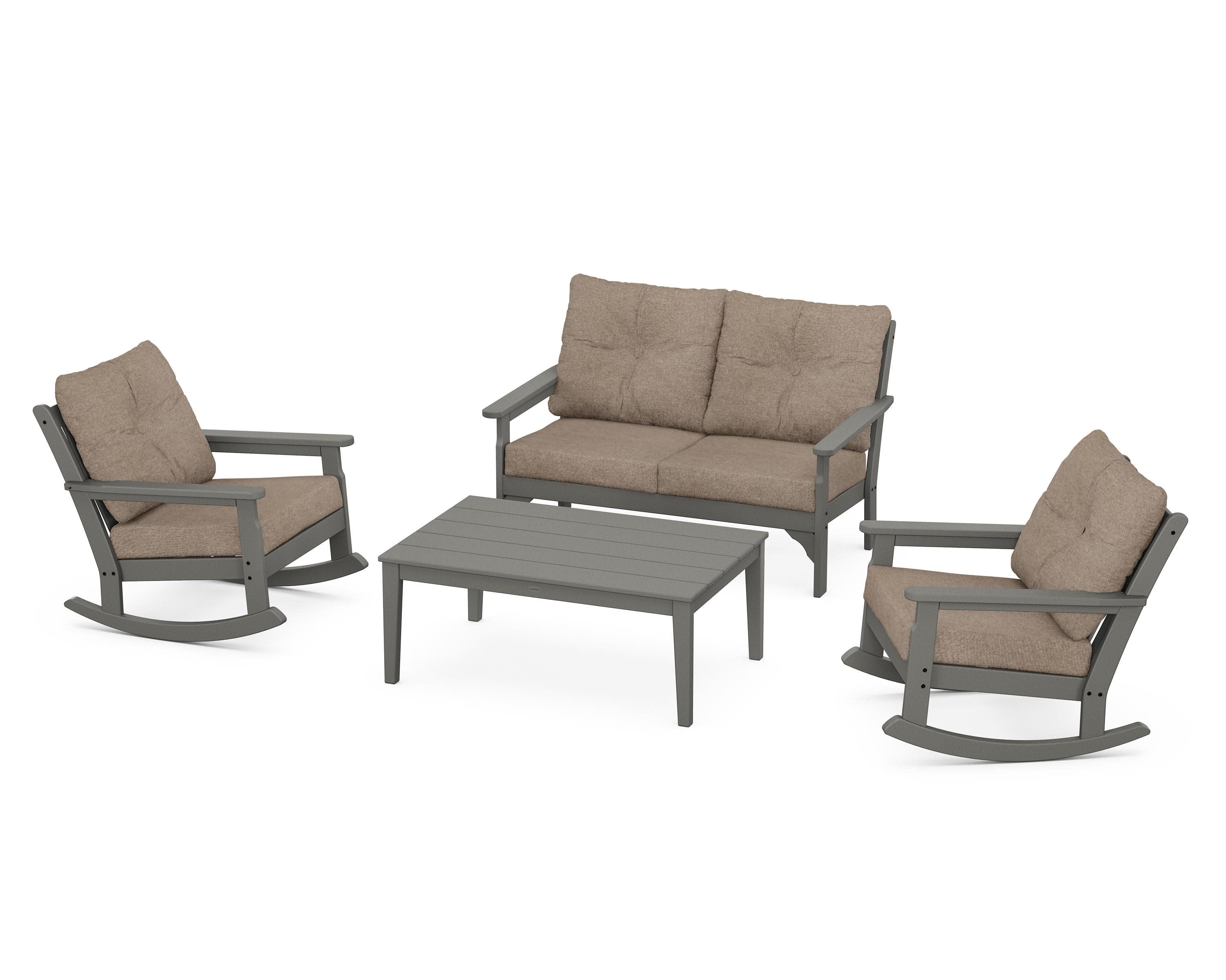Vineyard 4-Piece Deep Seating Rocking Chair Set - Image 72