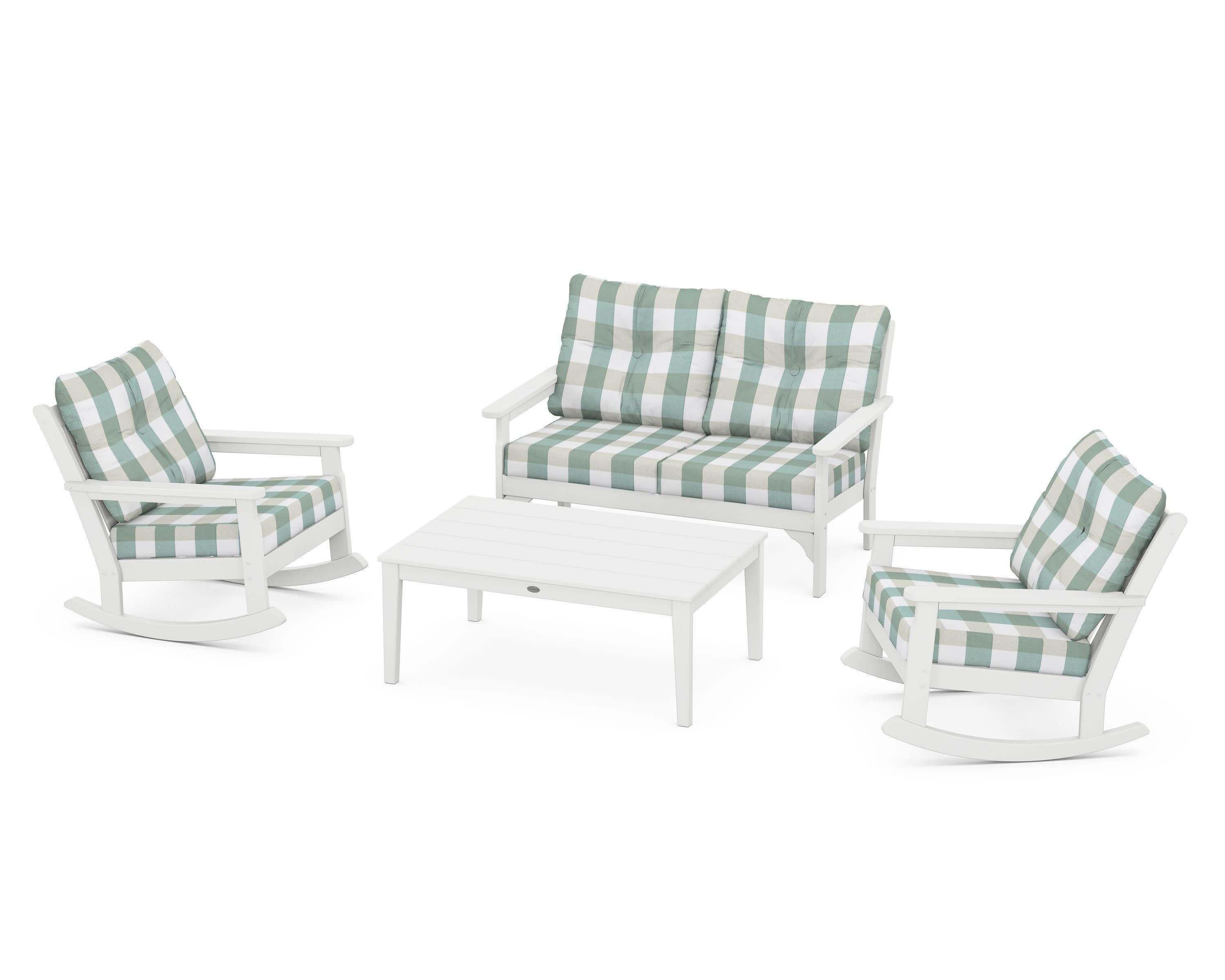 Vineyard 4-Piece Deep Seating Rocking Chair Set - Image 74