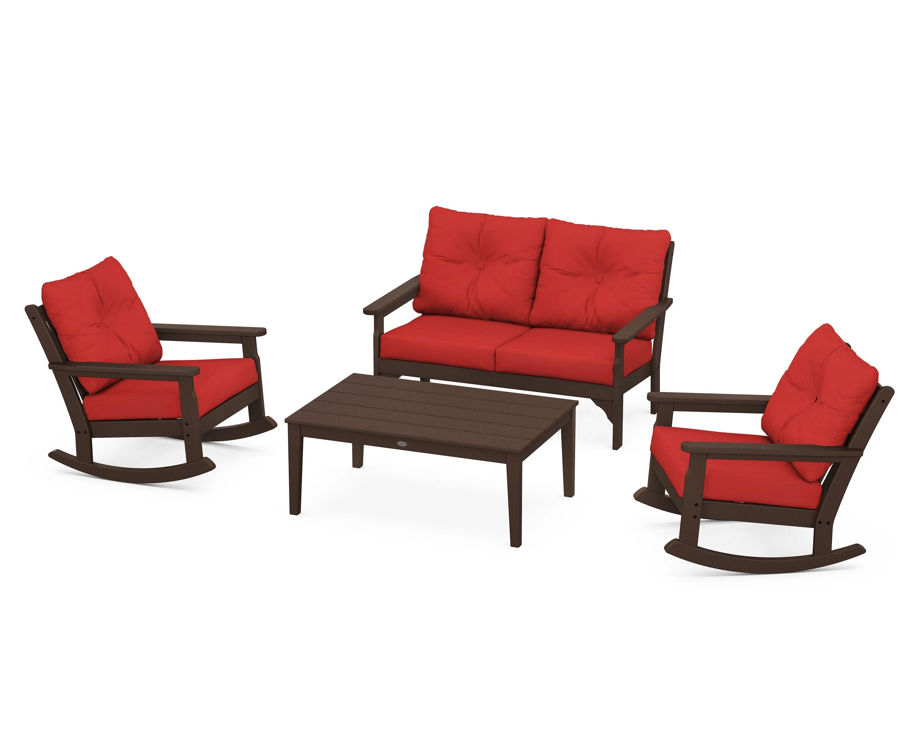 Vineyard 4-Piece Deep Seating Rocking Chair Set - Image 78