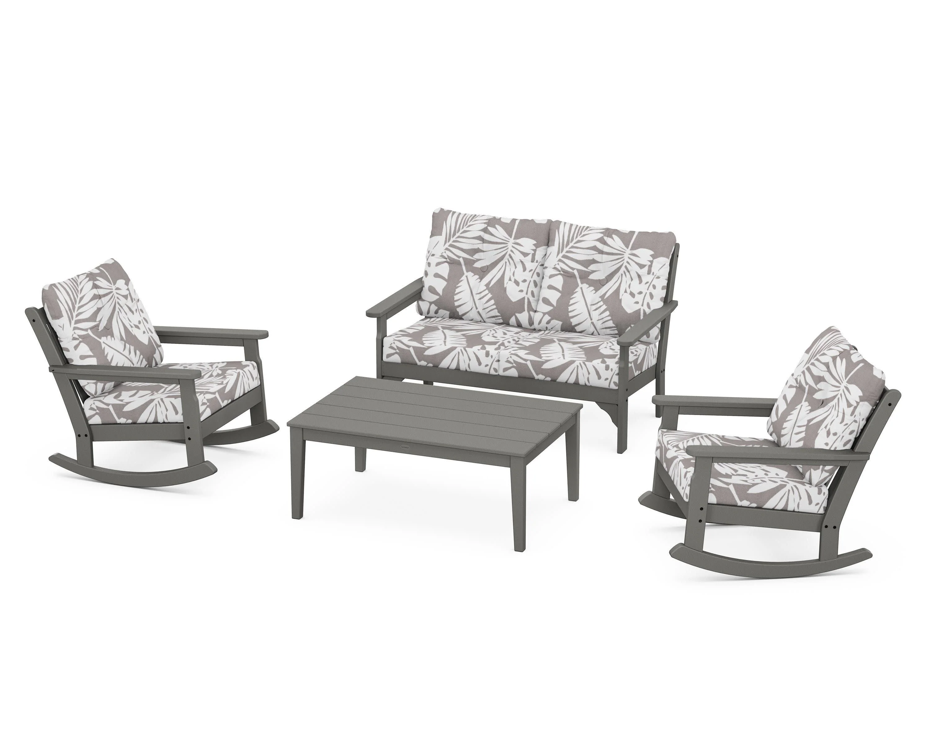 Vineyard 4-Piece Deep Seating Rocking Chair Set - Image 79