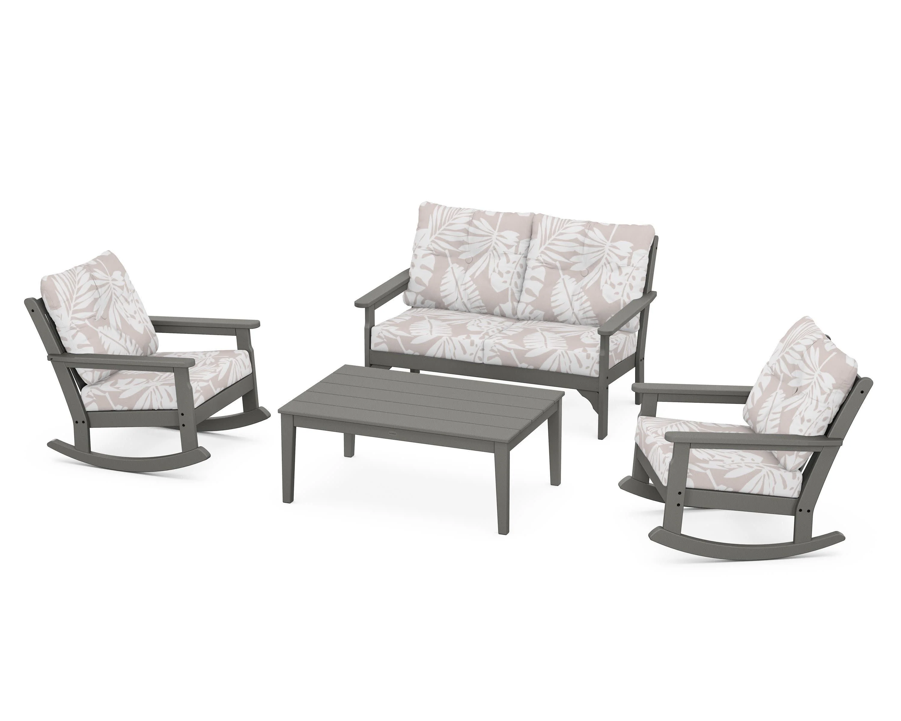 Vineyard 4-Piece Deep Seating Rocking Chair Set - Image 82