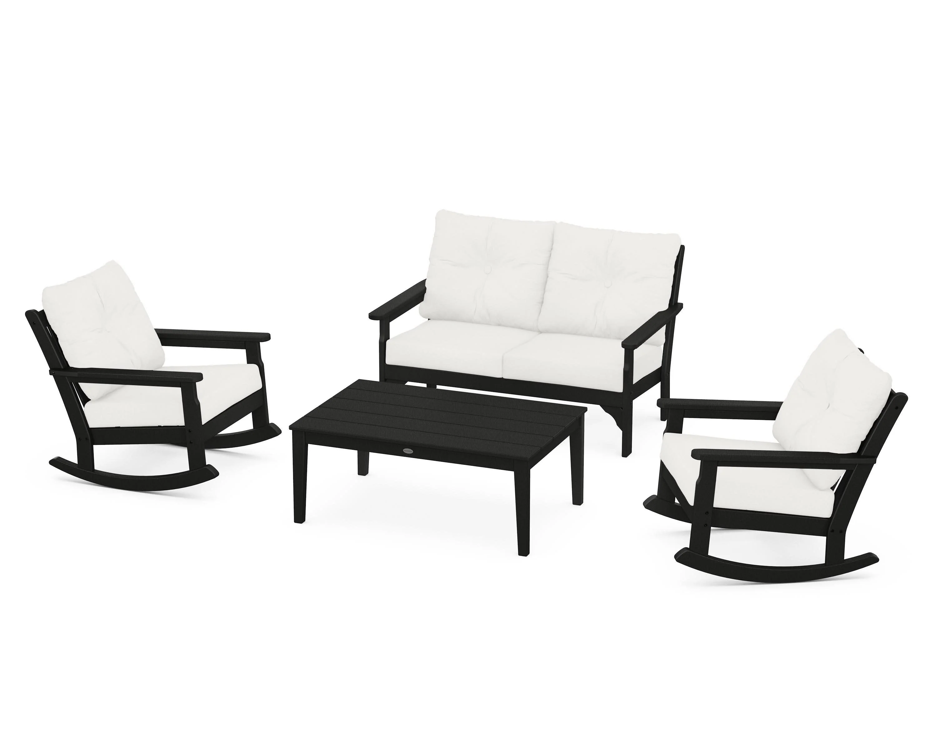Vineyard 4-Piece Deep Seating Rocking Chair Set - Image 85