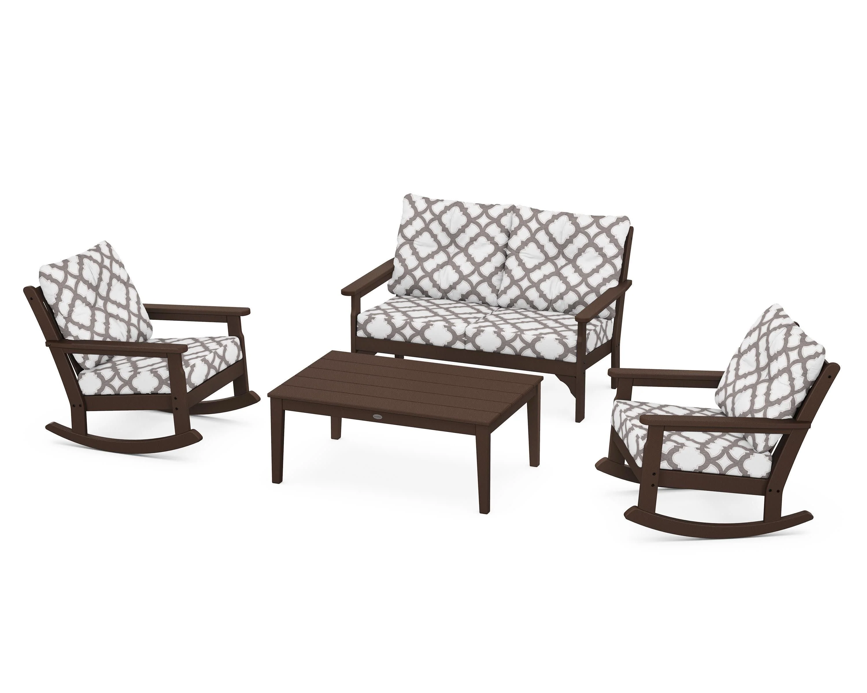 Vineyard 4-Piece Deep Seating Rocking Chair Set - Image 9