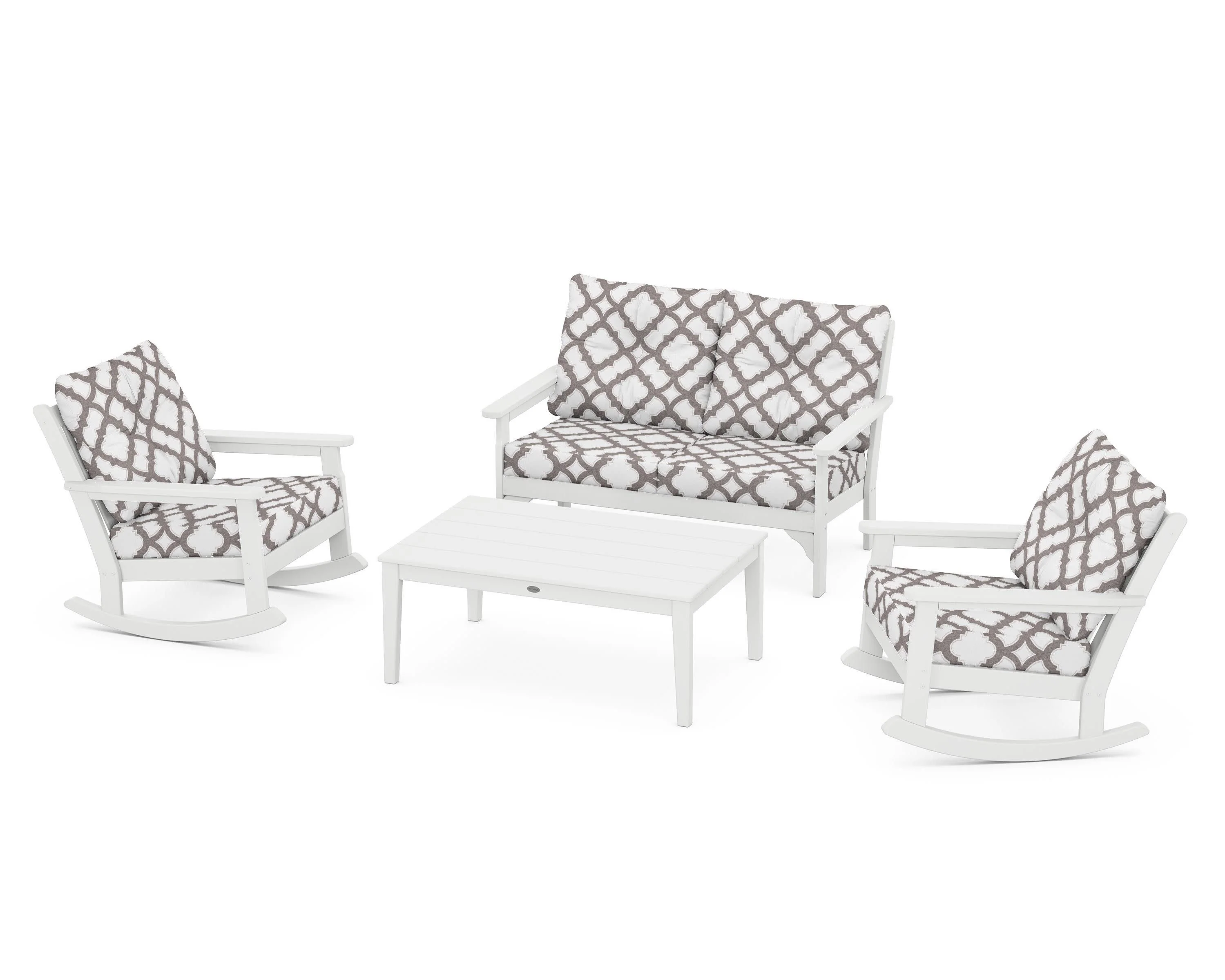 Vineyard 4-Piece Deep Seating Rocking Chair Set - Image 92