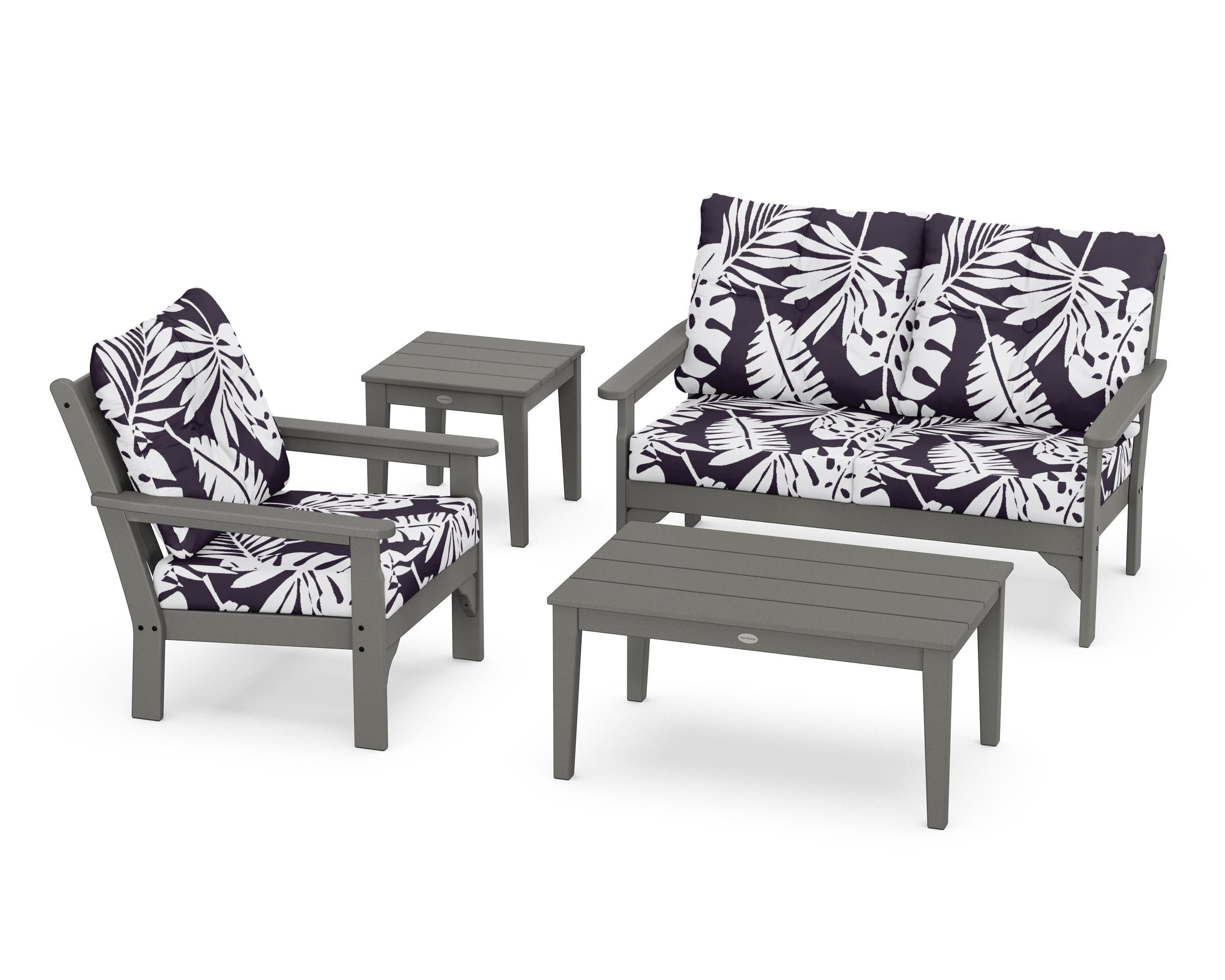 Vineyard 4-Piece Deep Seating Set - Image 12