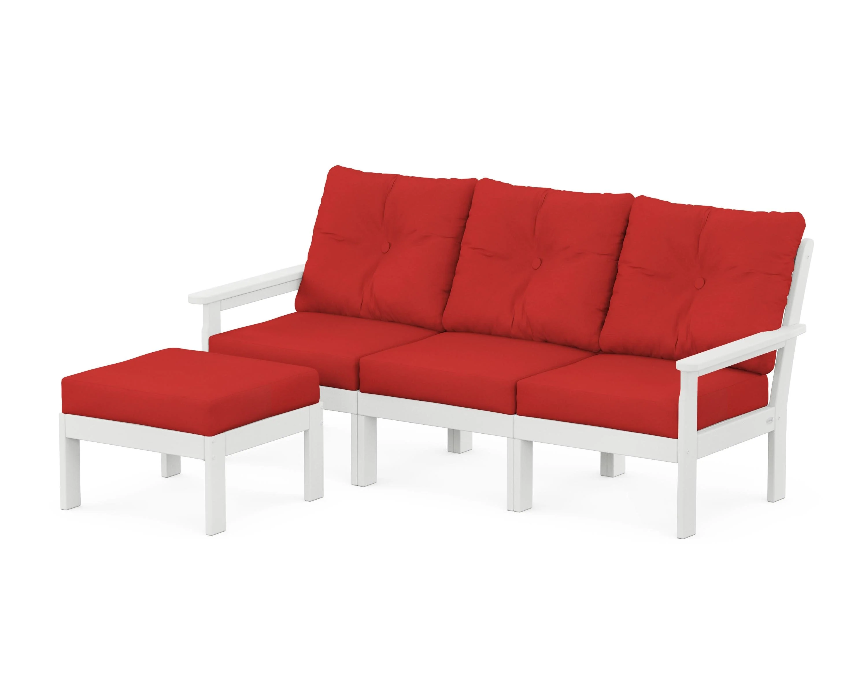 Vineyard 4-Piece Sectional with Ottoman - Image 155