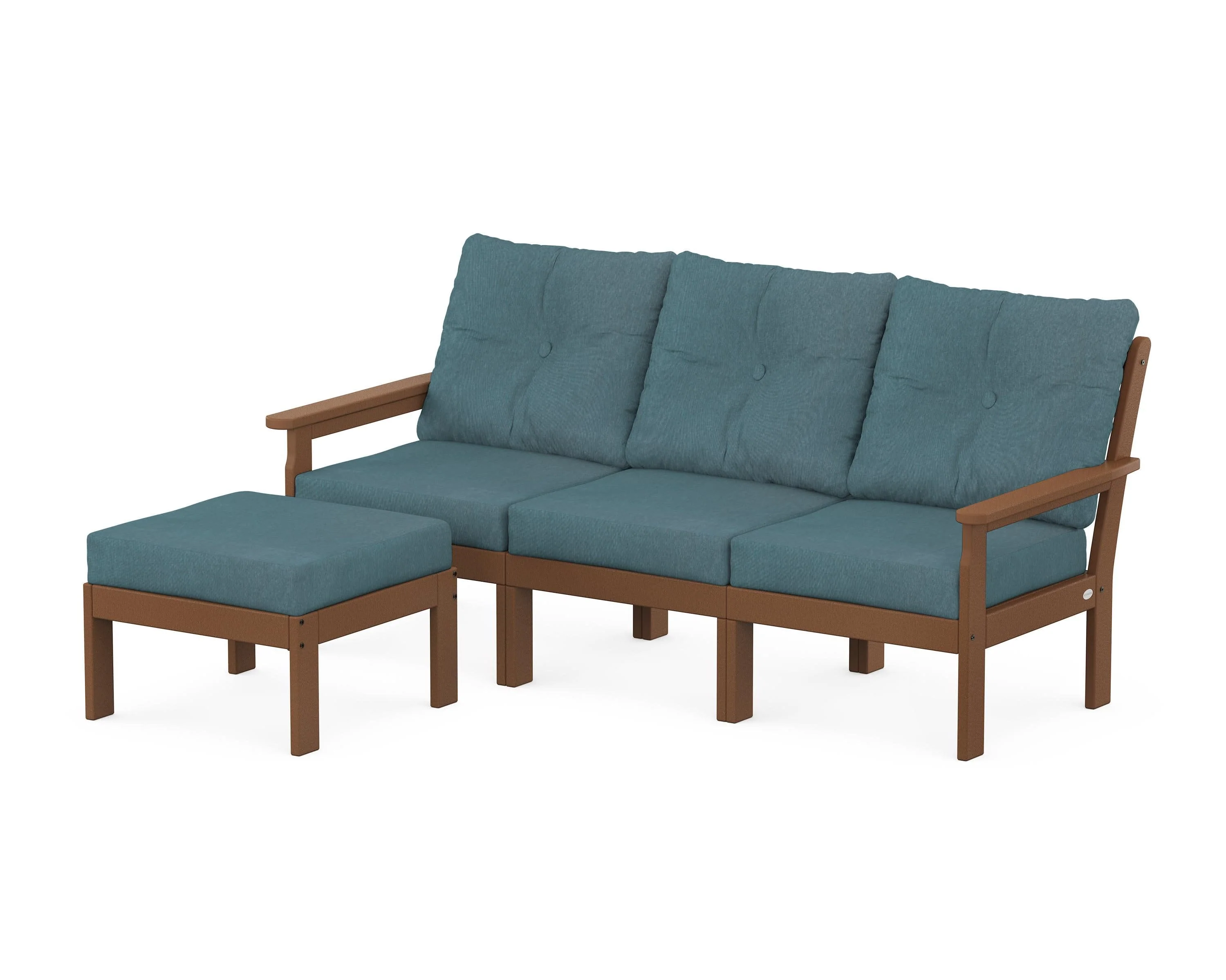 Vineyard 4-Piece Sectional with Ottoman - Image 34