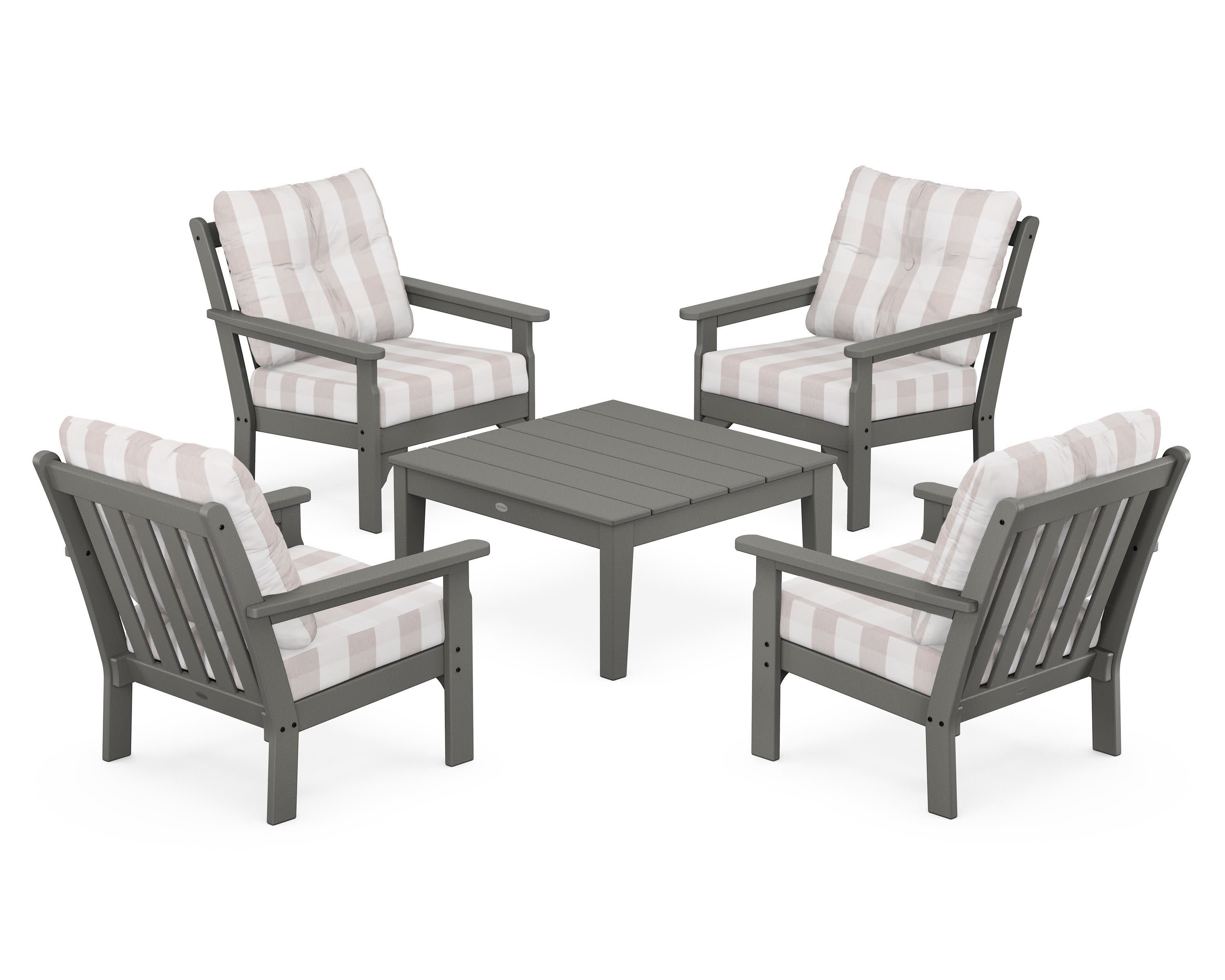 Vineyard 5-Piece Deep Seating Conversation Set - Image 125