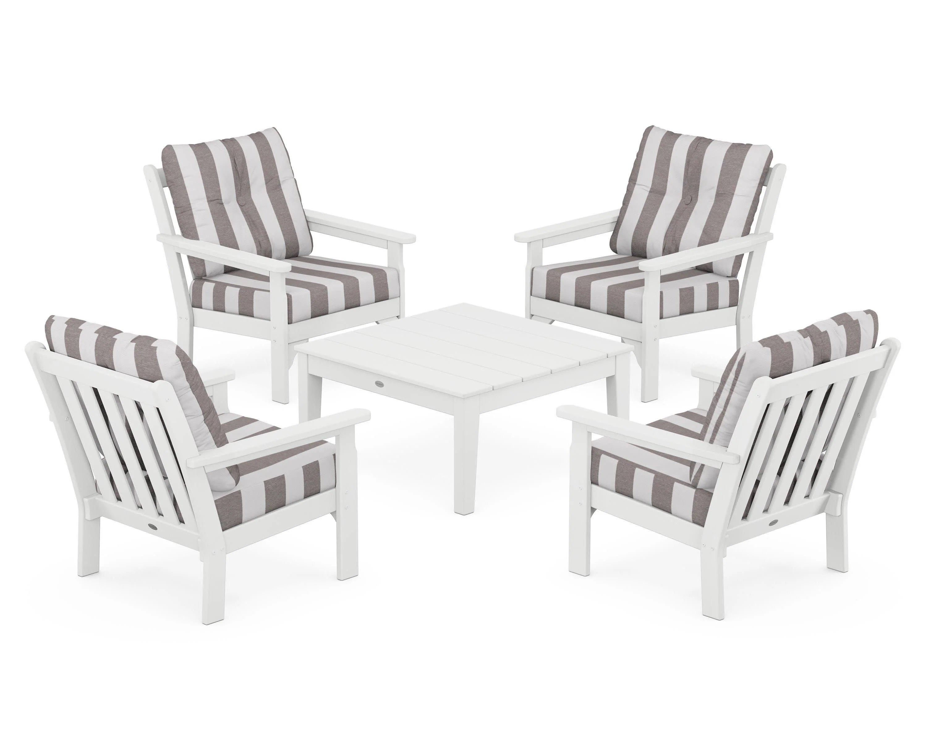 Vineyard 5-Piece Deep Seating Conversation Set - Image 182