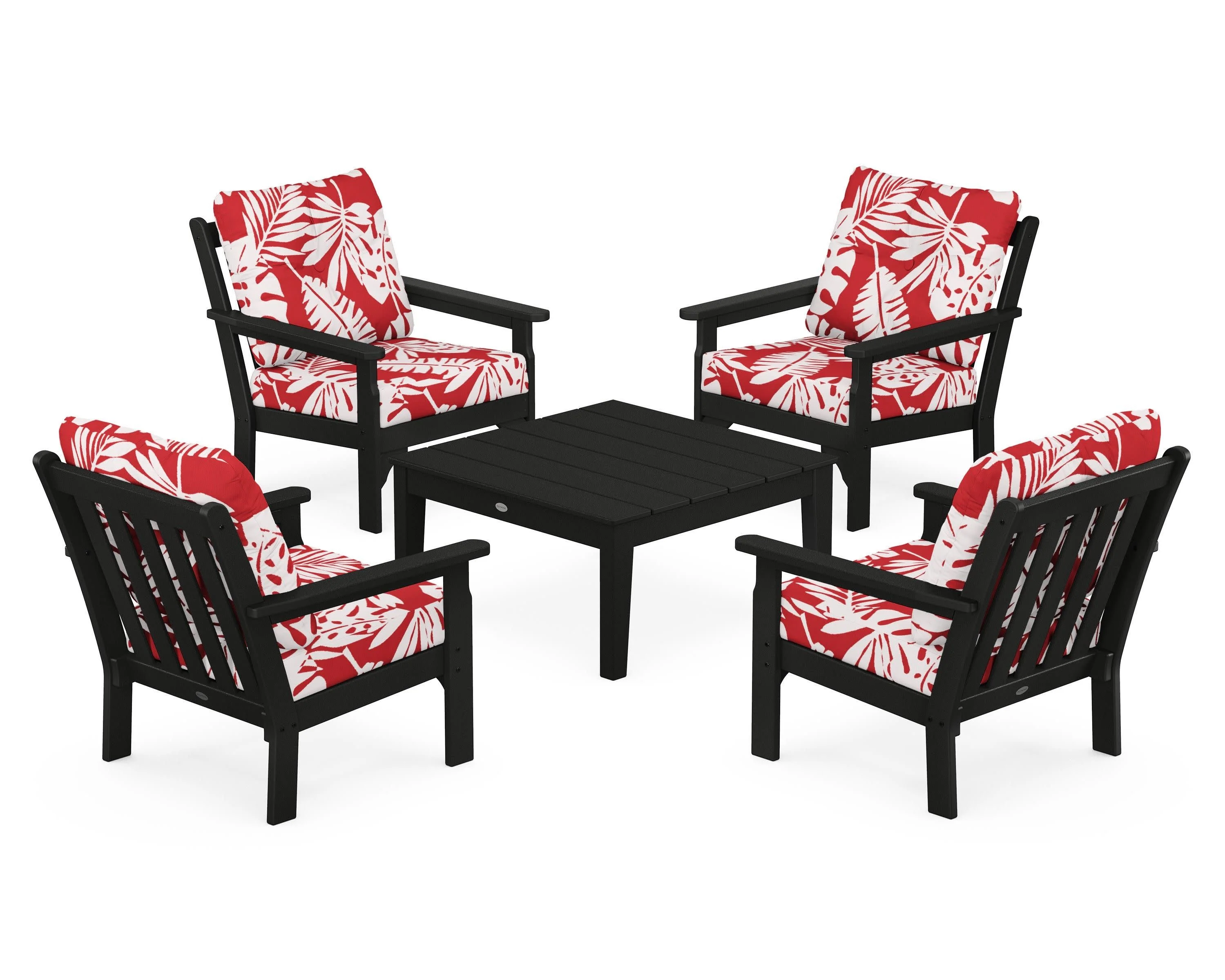 Vineyard 5-Piece Deep Seating Conversation Set - Image 26