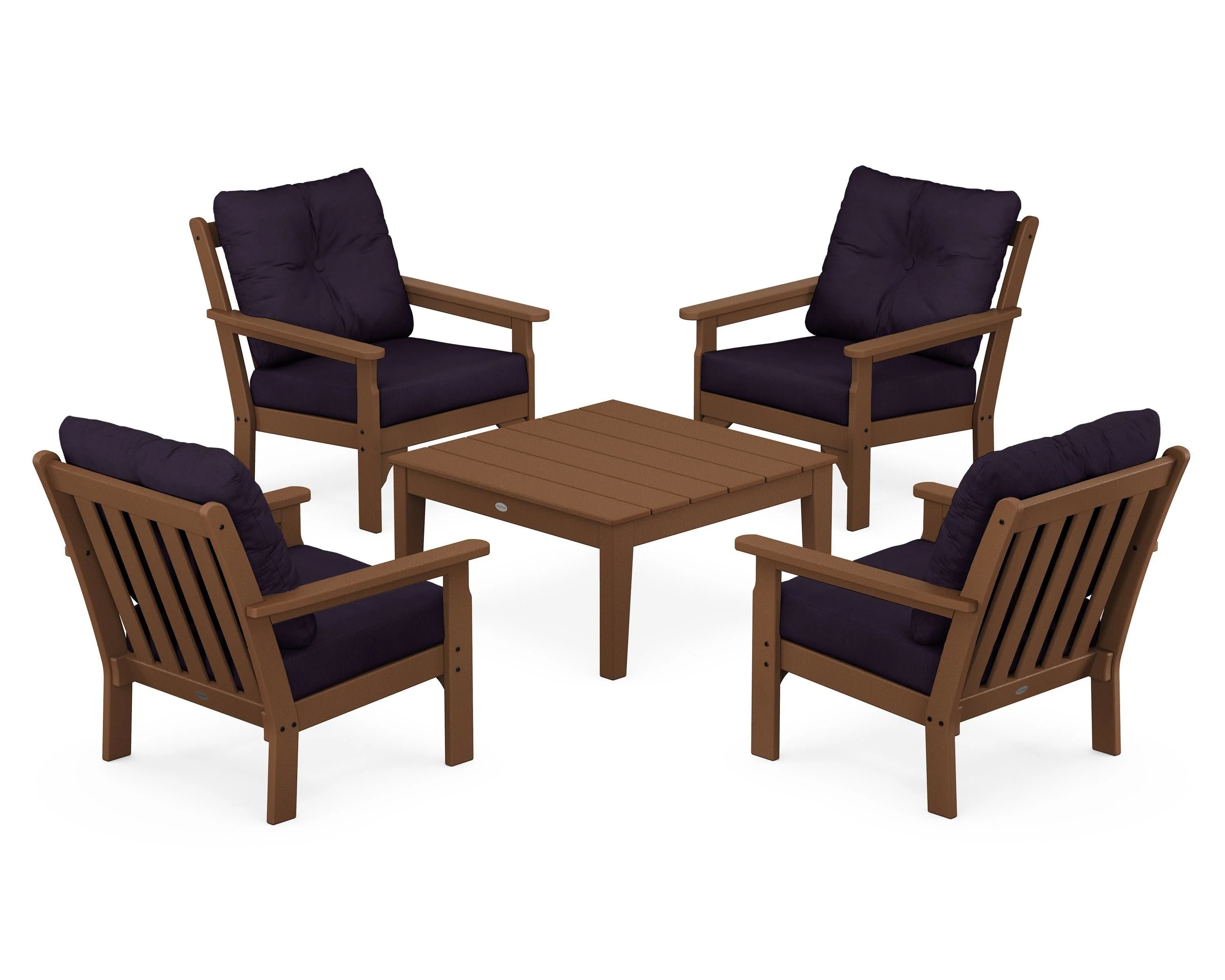 Vineyard 5-Piece Deep Seating Conversation Set - Image 4