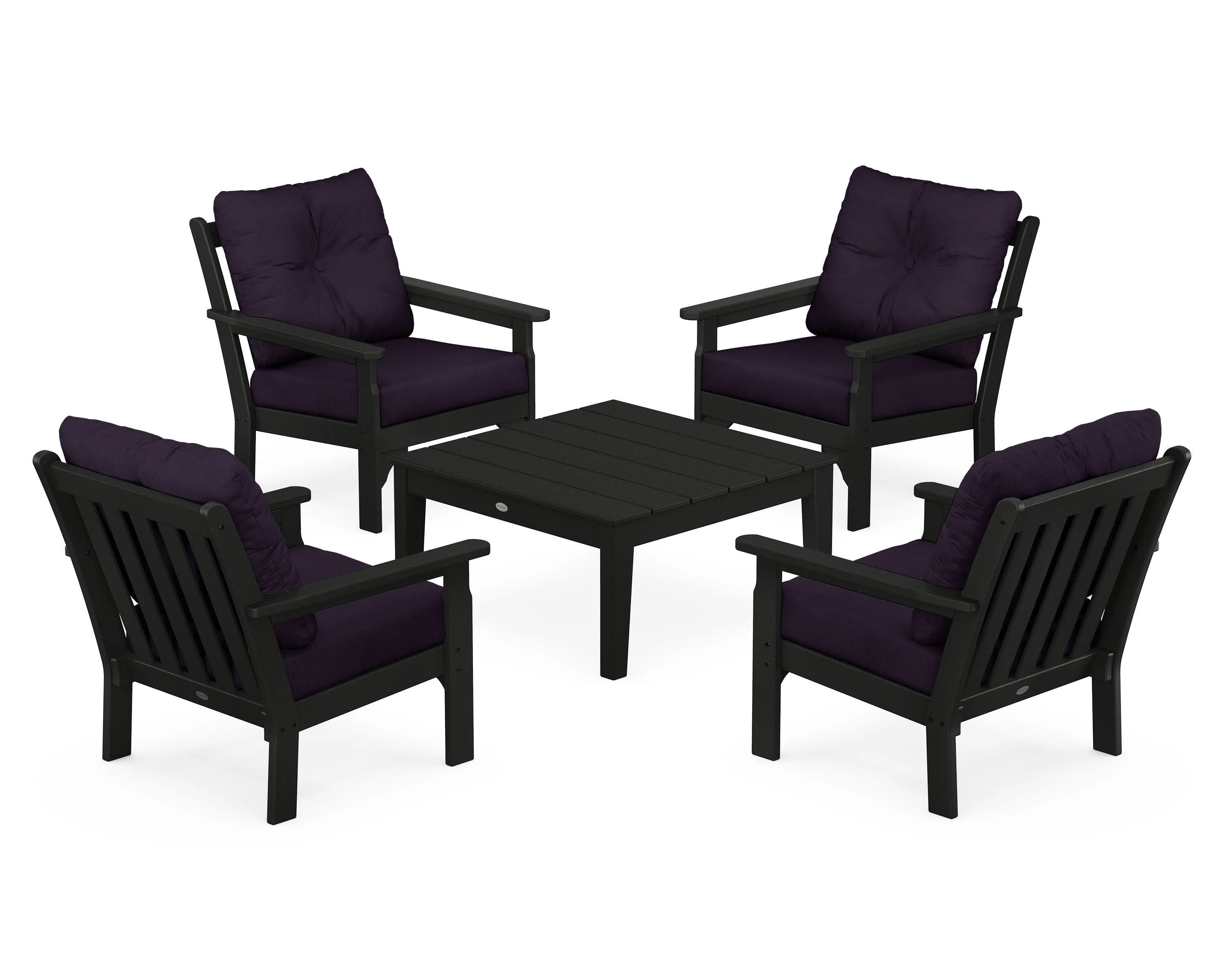 Vineyard 5-Piece Deep Seating Conversation Set - Image 45