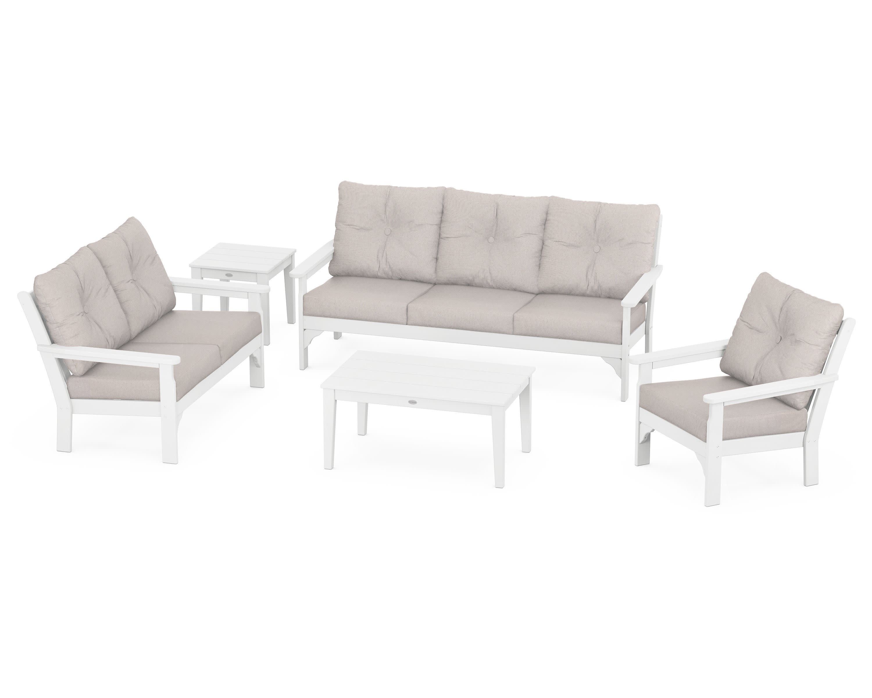 Vineyard 5 Piece Deep Seating Set - Image 14