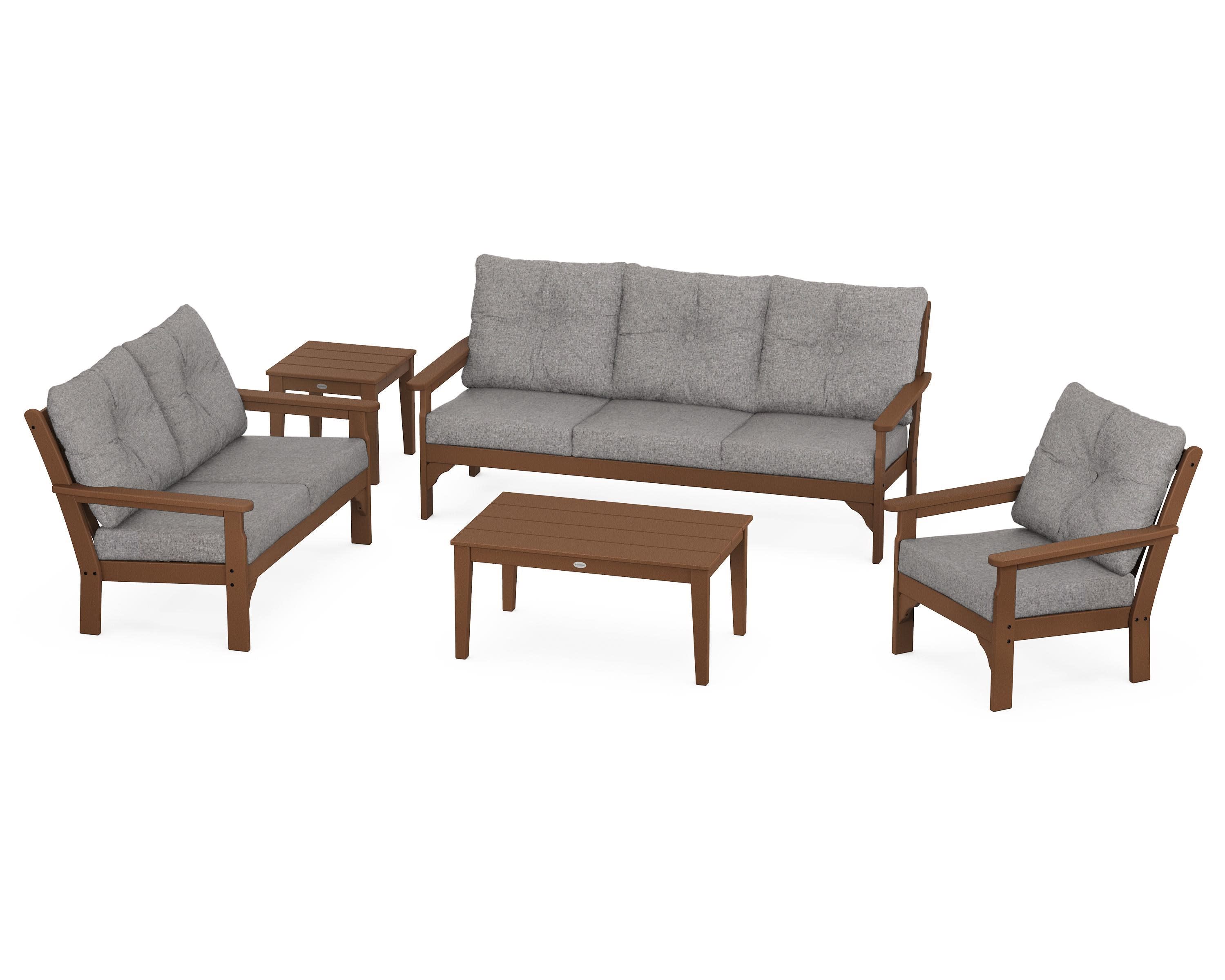 Vineyard 5 Piece Deep Seating Set - Image 17