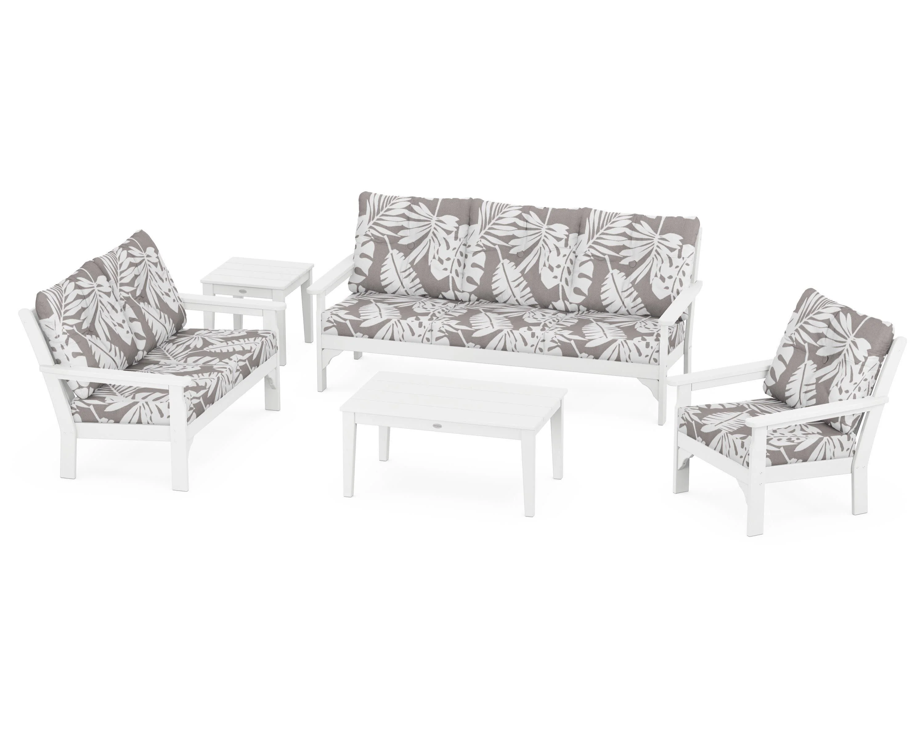 Vineyard 5 Piece Deep Seating Set - Image 8