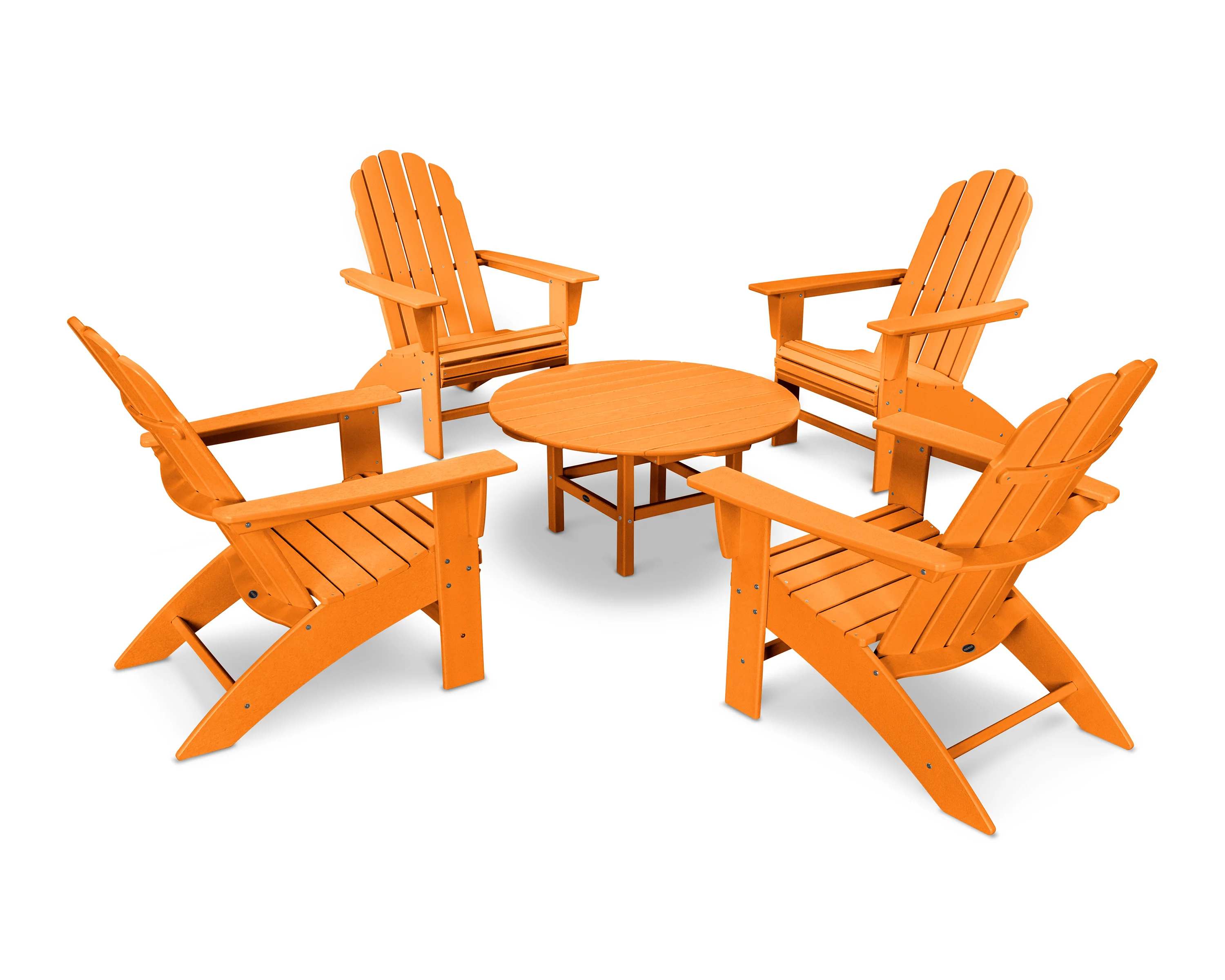 Vineyard 5-Piece Oversized Adirondack Set - Image 14